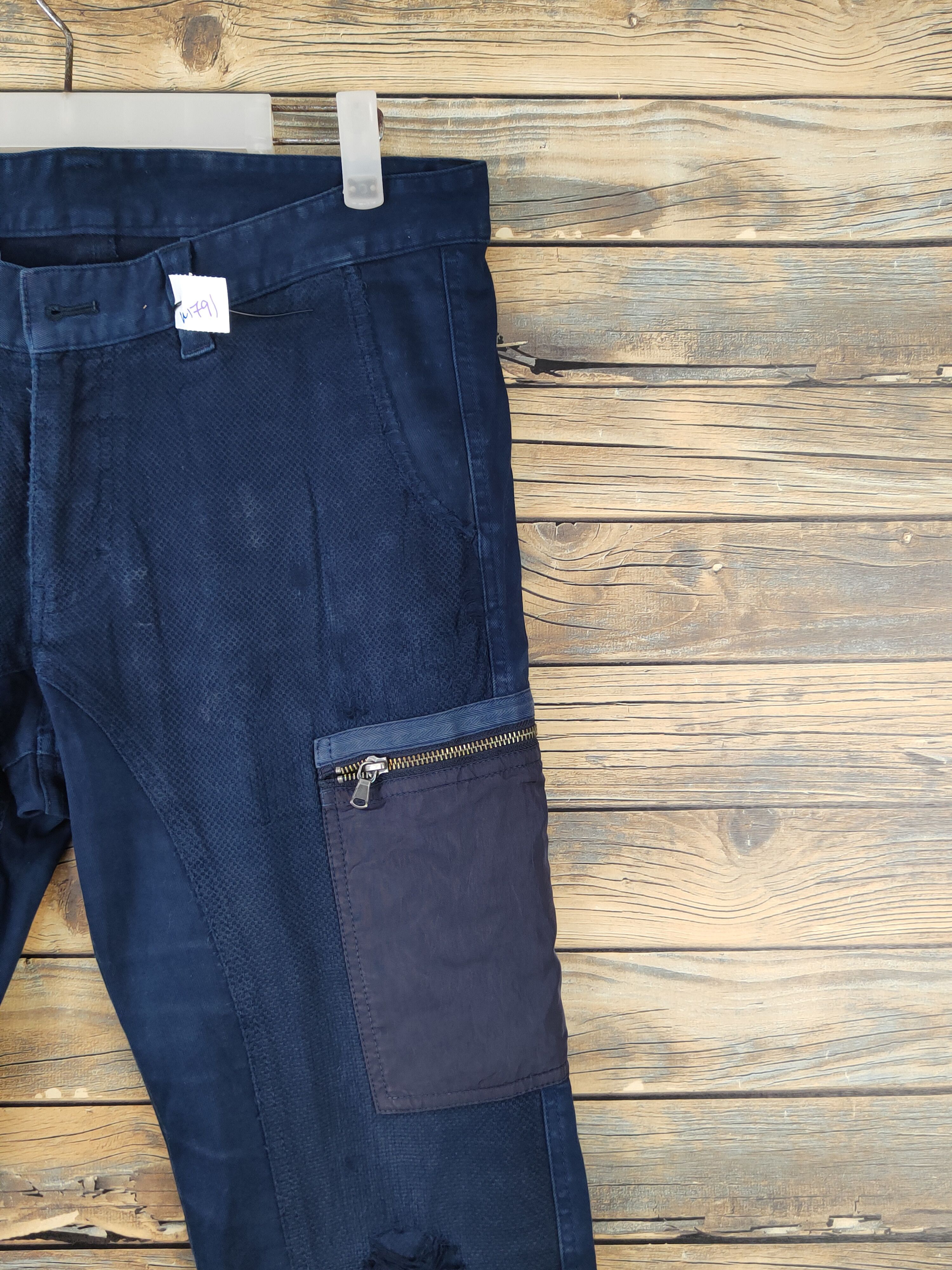 JOSEPH HOMME Joseph Homme Navy Multipocket Tactical Cargo Pants #W1791 Size US 33 - 5 Thumbnail