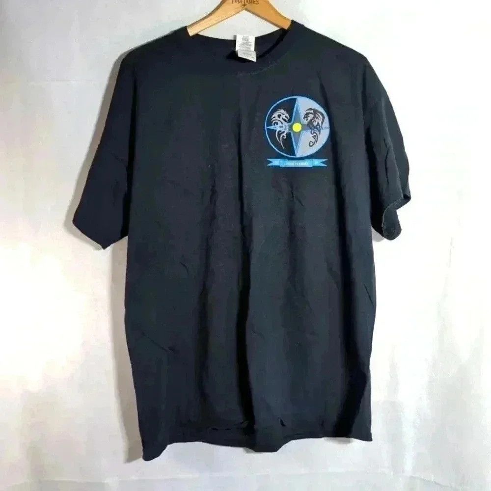Vintage I-52 SPYING FLYING DRAGONS S2 Tshirt Blue sz XL Size US XL / EU 56 / 4 - 1 Thumbnail