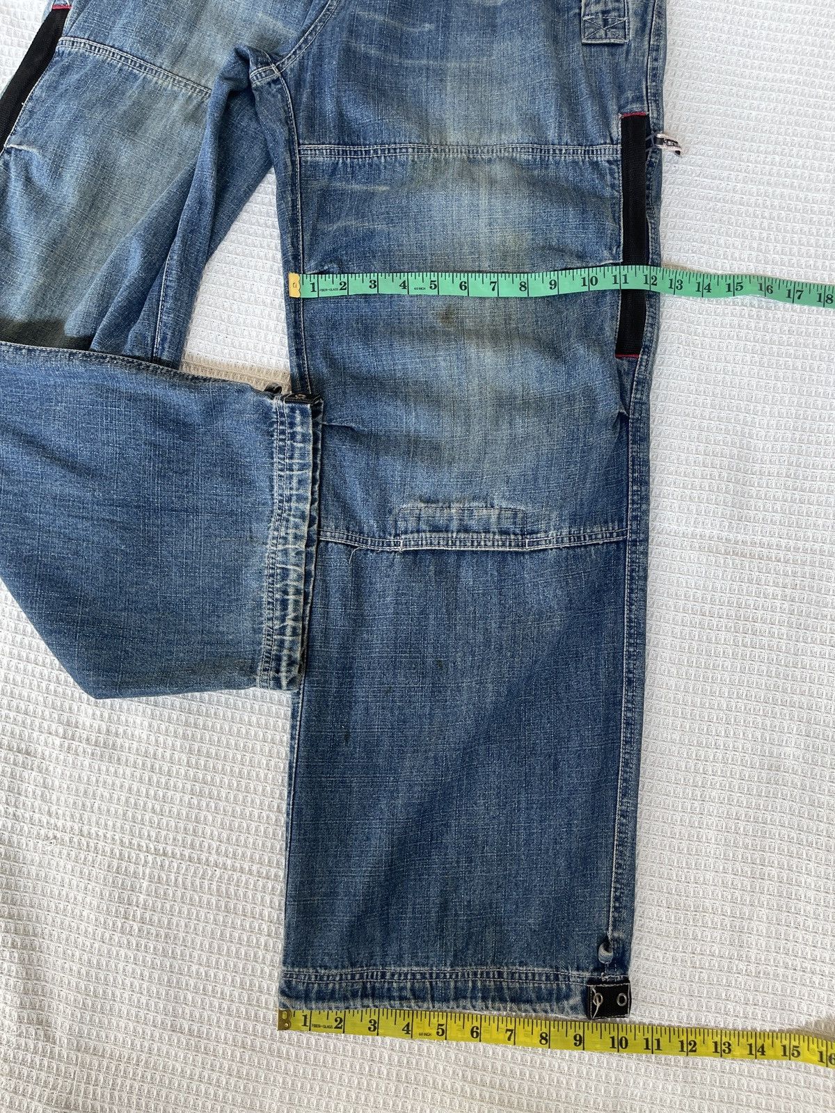 Airwalk Rare‼️Vintage’90s🔥AIRWALK🔥Wide Leg Baggy Cargo Jeans Size US 33 - 9 Thumbnail