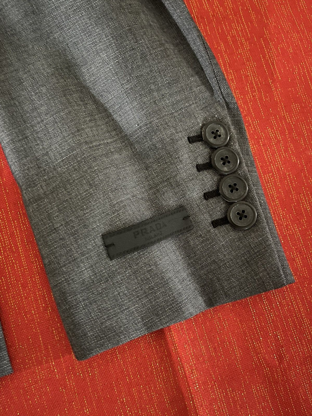 Prada Prada Wool-Blend Suit Jacket Sz 46R EU(36R us) Size 46R - 23 Thumbnail
