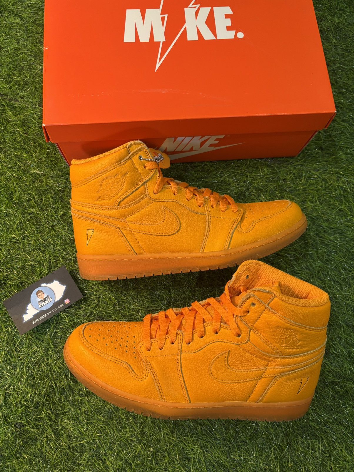 Jordan Brand Jordan 1 high gatorade orange peel Size US 10.5 / EU 43-44 - 1 Thumbnail