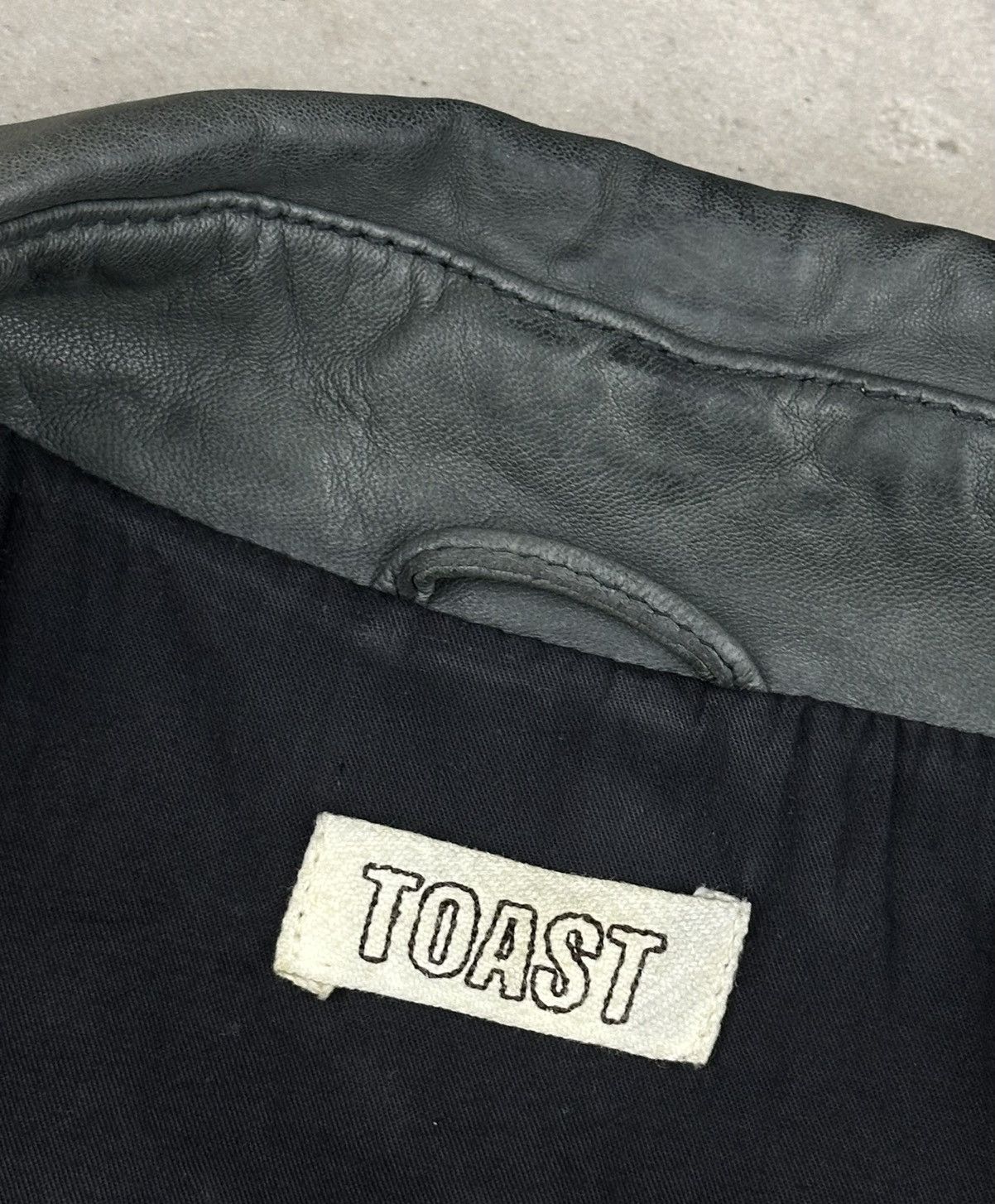 Allsaints TOAST real Butter soft LEATHER JACKET Elephant fitted uk 10 Size S / US 4 / IT 40 - 6 Thumbnail