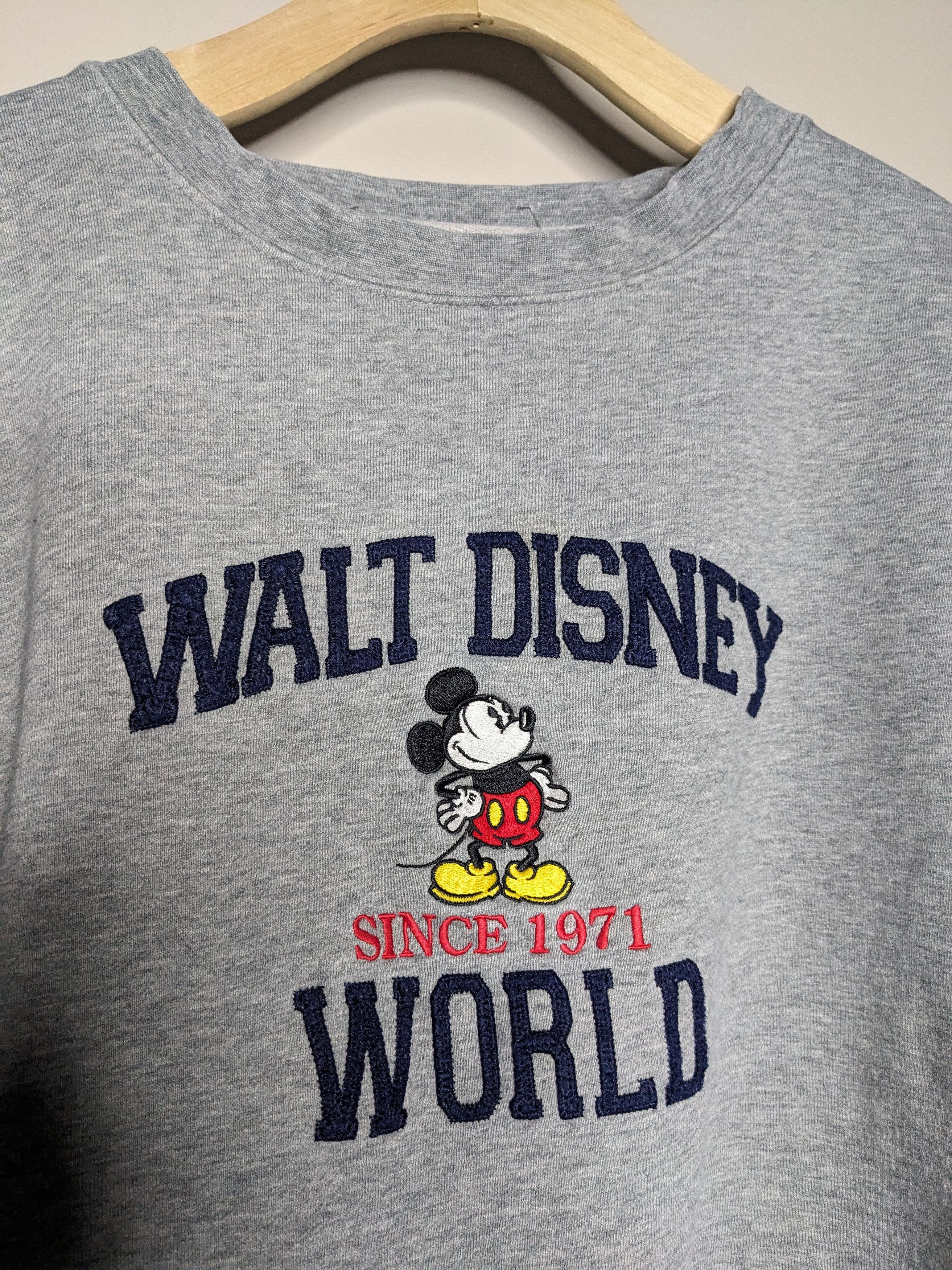 Disney VTG 90s Walt Disney World Mickey Mouse Sweater Fleece Sz XL Size US XL / EU 56 / 4 - 2 Thumbnail