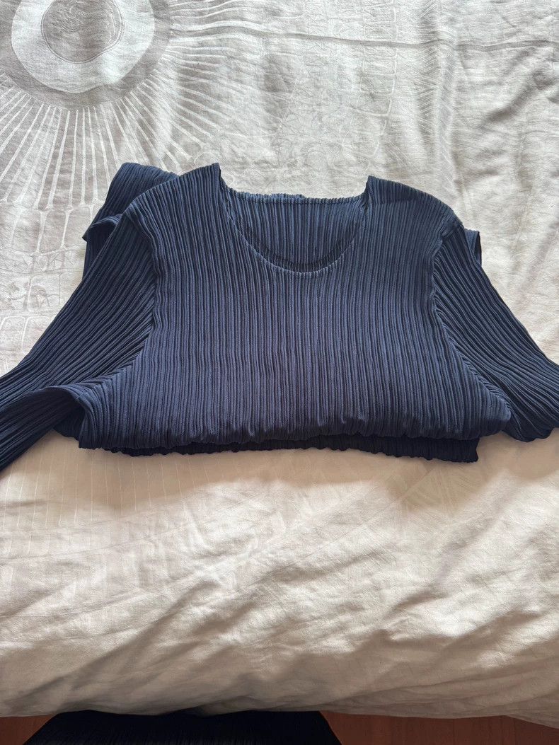 Issey Miyake Issey Miyake Navy blue dress Size M / US 6-8 / IT 42-44 - 4 Thumbnail
