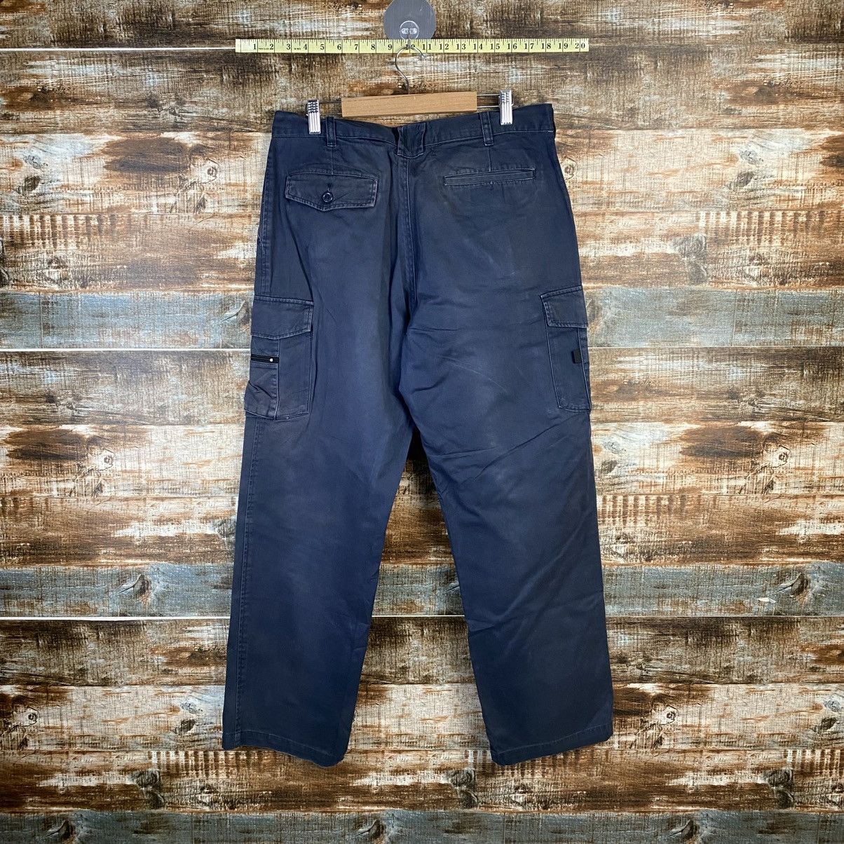 Japanese Brand DL Japanese Brand Blue Cargo Multipocket Pants #C945 Size US 32 / EU 48 - 15 Thumbnail