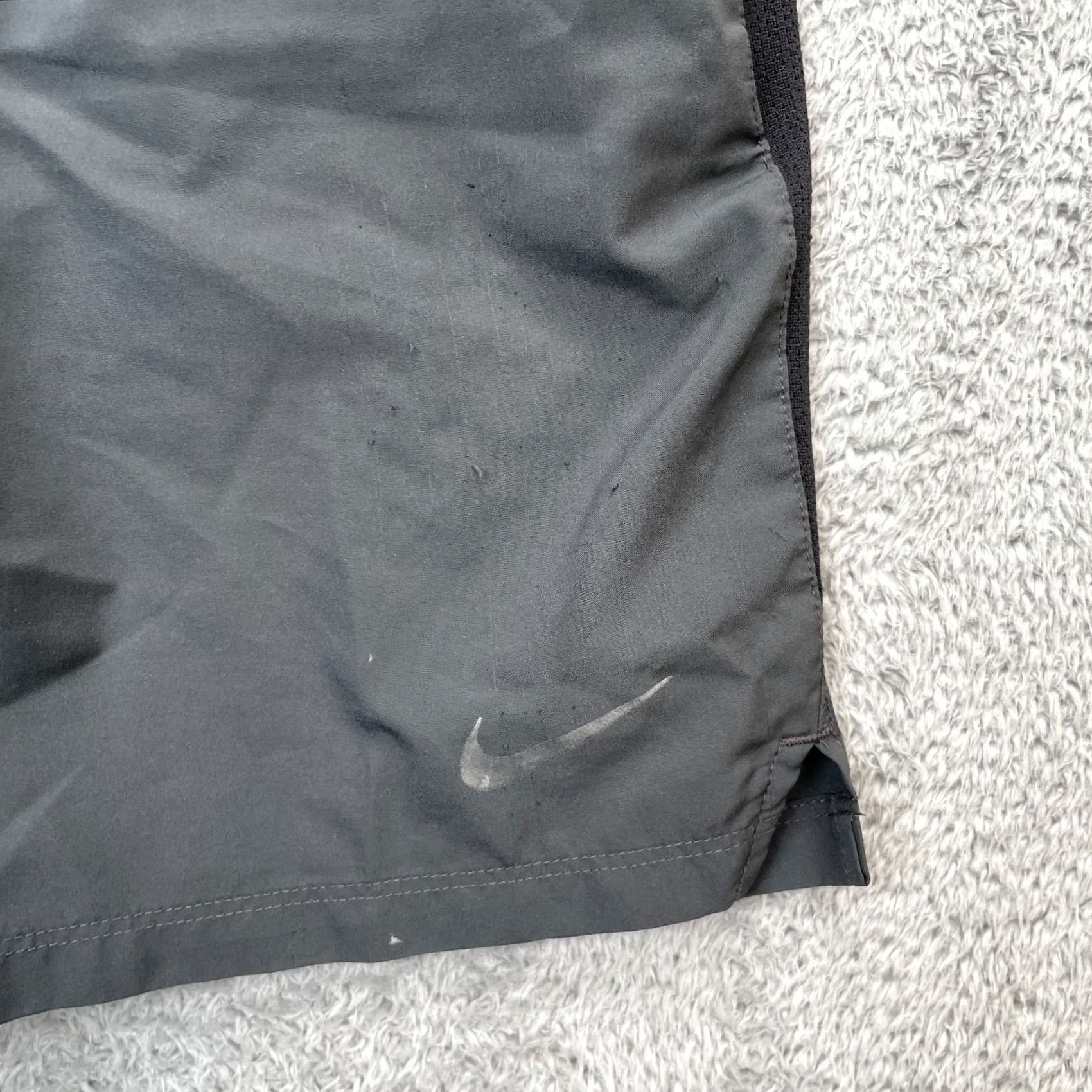 Nike Nike Dri Fit Mens Small Gray Athletic Shorts Logo Drawstring Swoosh Athleisure Size US 29 - 5 Thumbnail