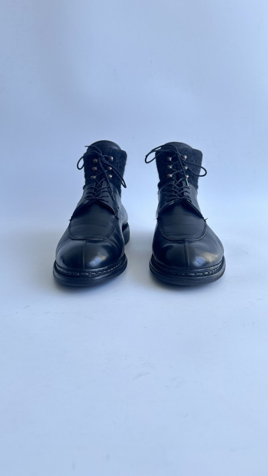 Heschung Heschung Sequoia Black Leather Boots Norwegian Welted Size US 8 / EU 41 - 3 Thumbnail