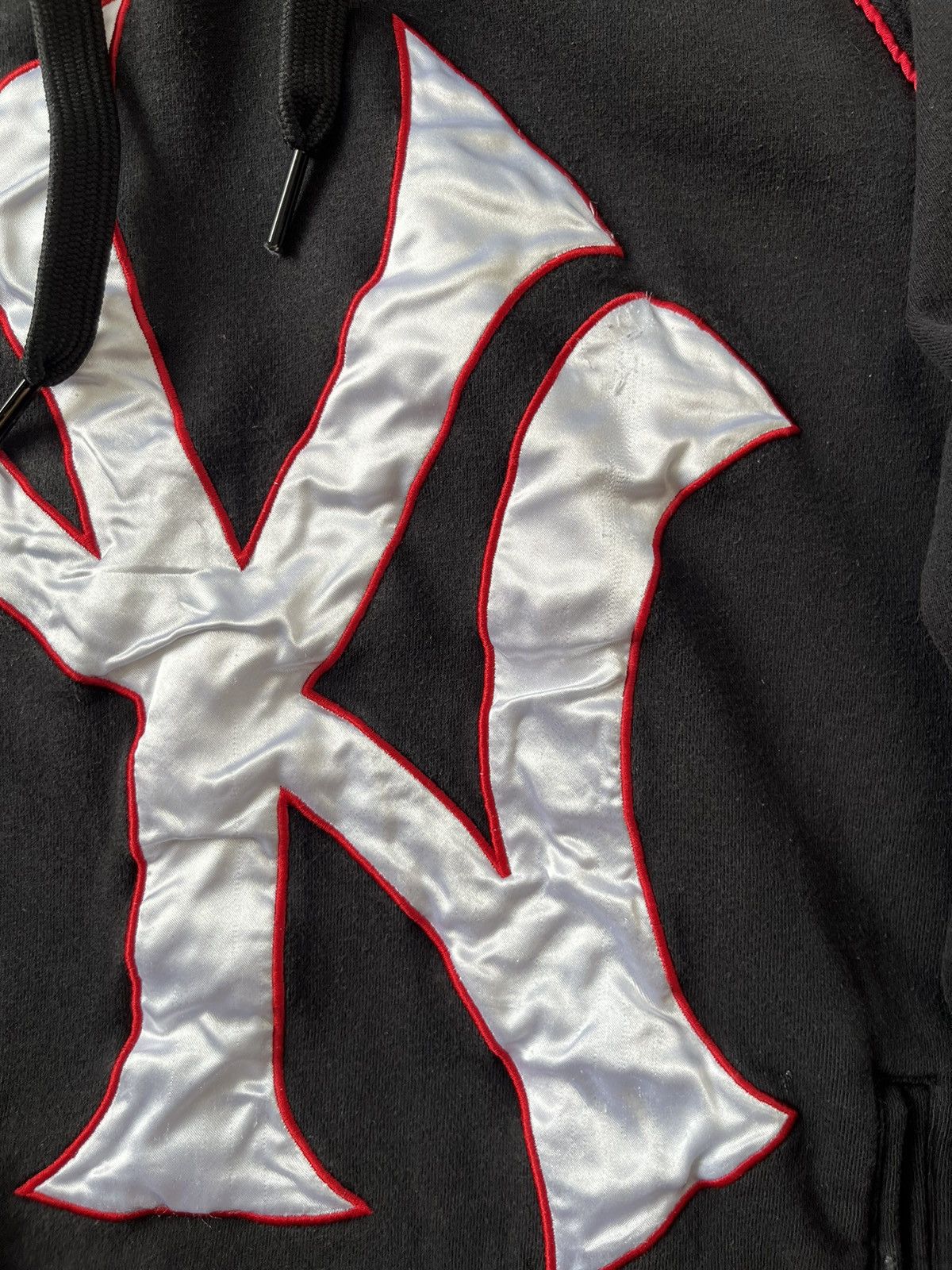 Majestic Vintage Majestic New York Yankees Big Logo NY Hoodie Black Size US M / EU 48-50 / 2 - 4 Thumbnail