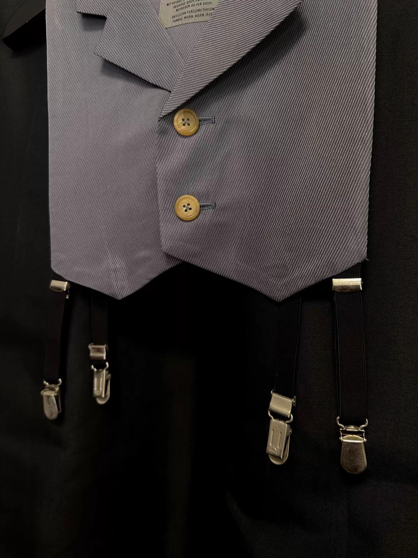 Yohji Yamamoto Yohji Yamamoto 1980s Rare Unisex Short Suspender Vest M Size US M / EU 48-50 / 2 - 6 Thumbnail