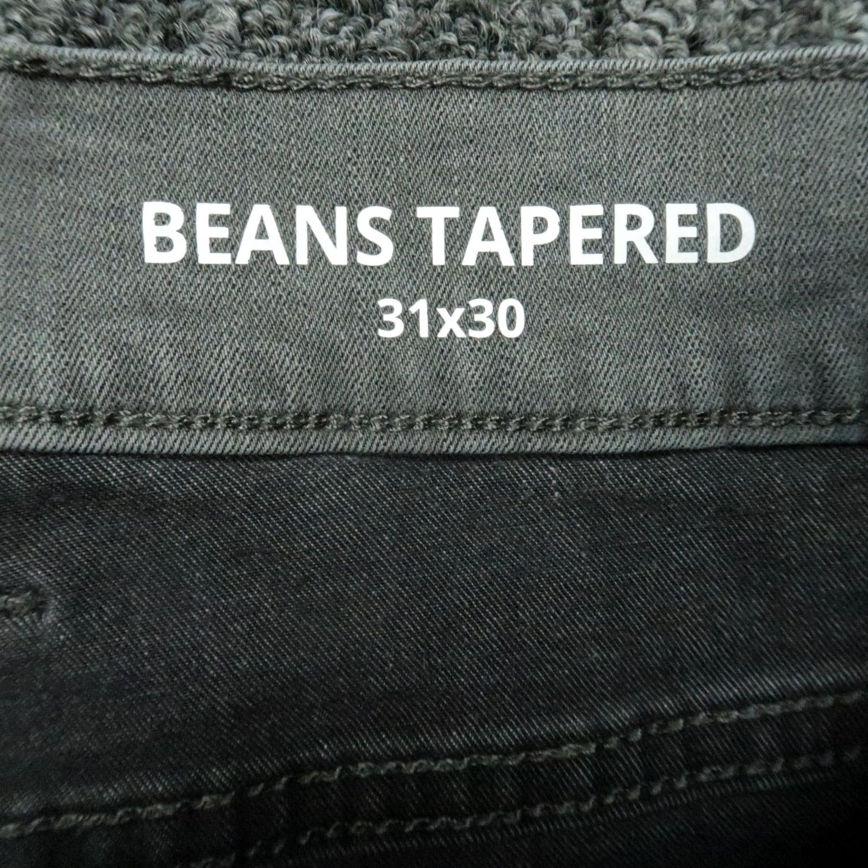 Denime Mugsy Jeans Men 31x30 Gray Beans Tapered 5 Pocket Denim Preppy Shirt? Size US 31 - 5 Thumbnail