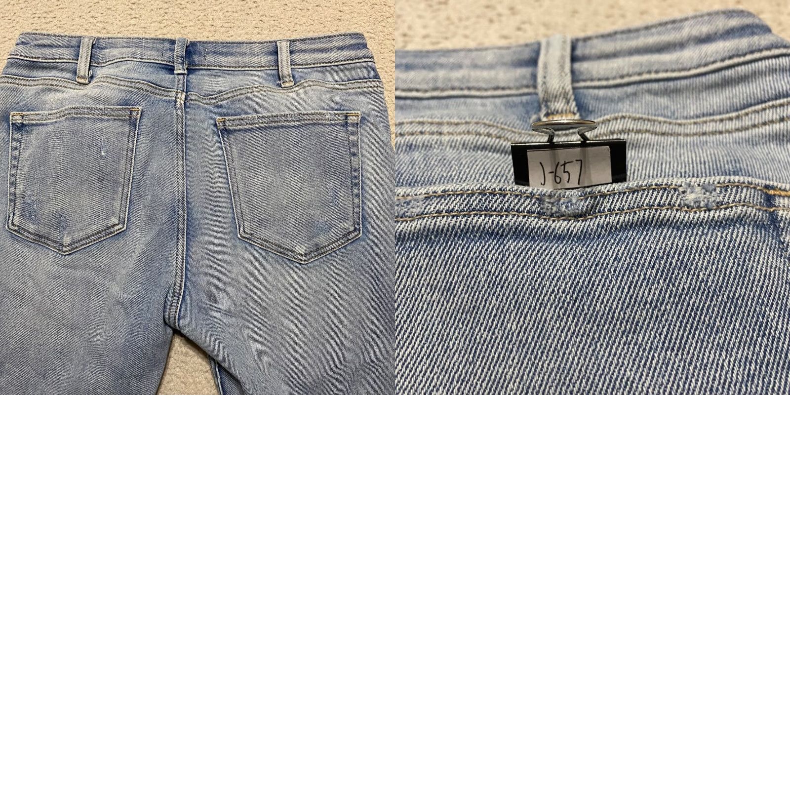 Silver Jeans Co. Silver Jeans Jeans Blue Denim Medium Wash Skinny 32x29 Womens Distressed Pockets Regular Size 24" / US 00 / IT 34 - 9 Thumbnail