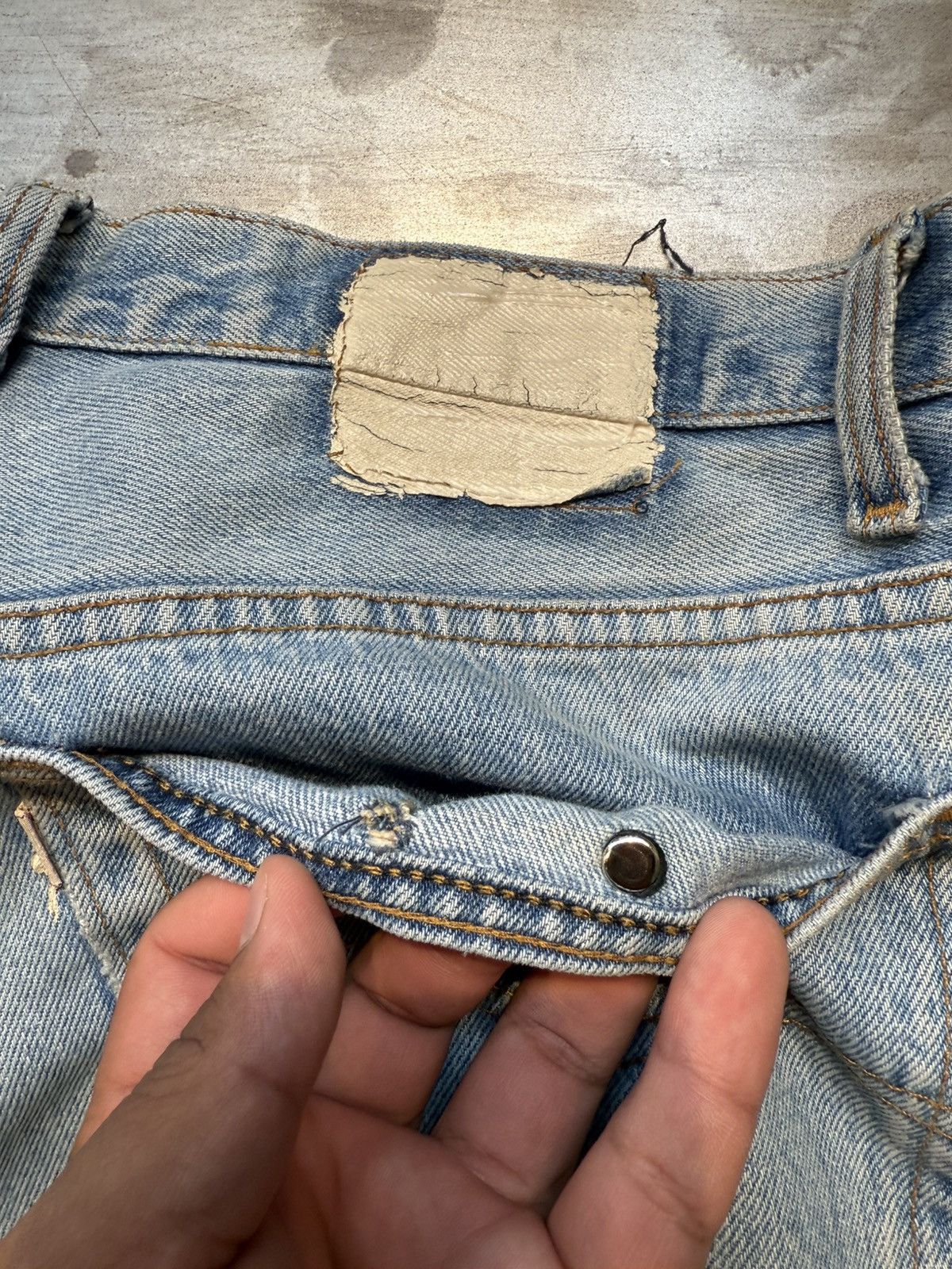 Chrome Hearts Chrome Hearts Purple Cross Patch Blue Jeans Levi’s Denim Size US 34 / EU 50 - 4 Thumbnail