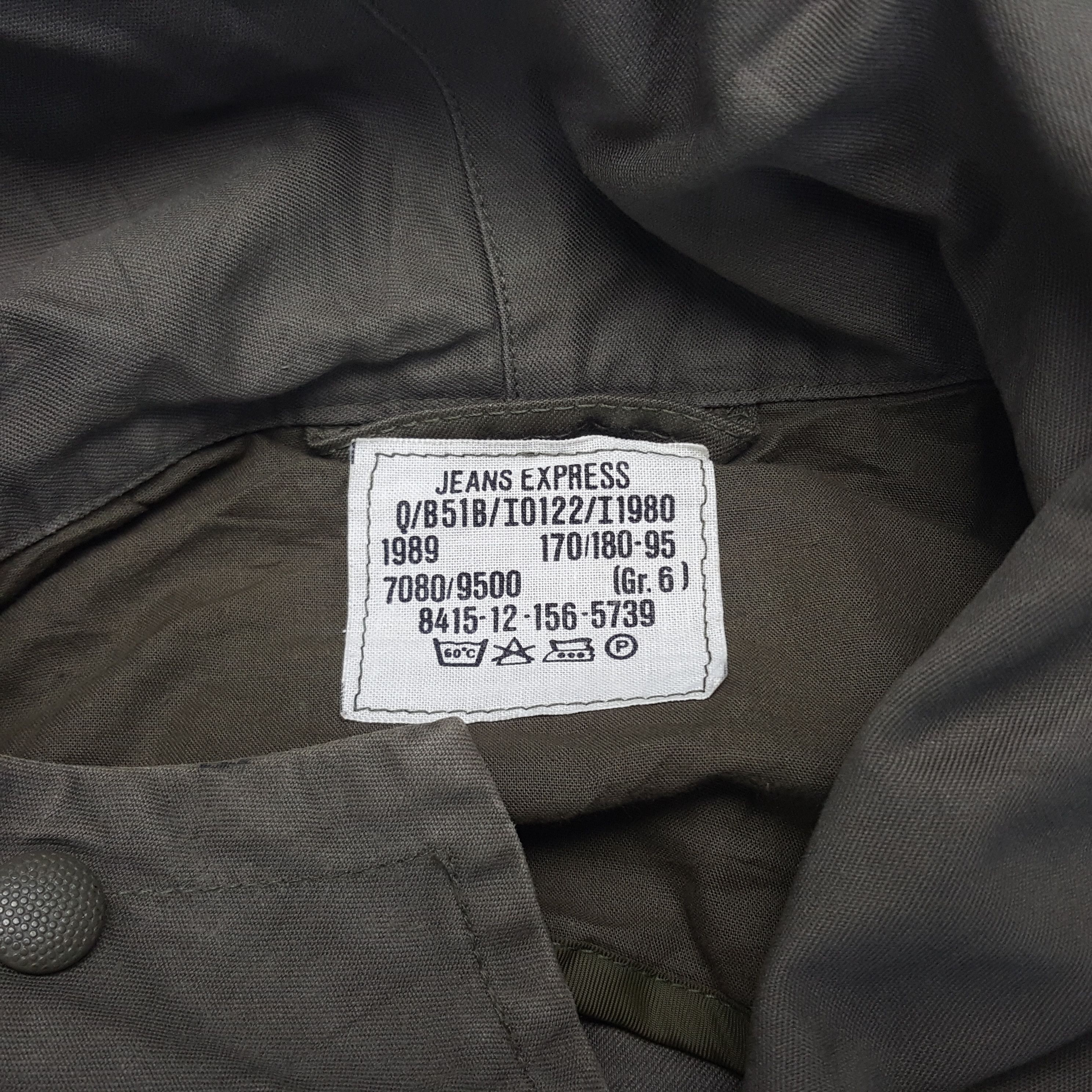 Vintage Vintage Jean Express Germany Military Army Hoodies Jacket Size US L / EU 52-54 / 3 - 5 Thumbnail