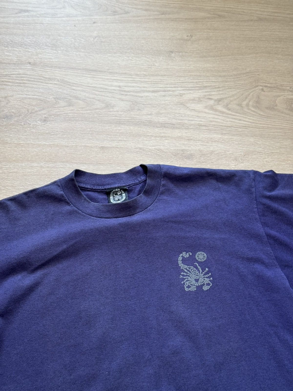 Vintage Vintage 90’s Scorpion Bay Purple Made In USA T-Shirt Size US XL / EU 56 / 4 - 2 Thumbnail