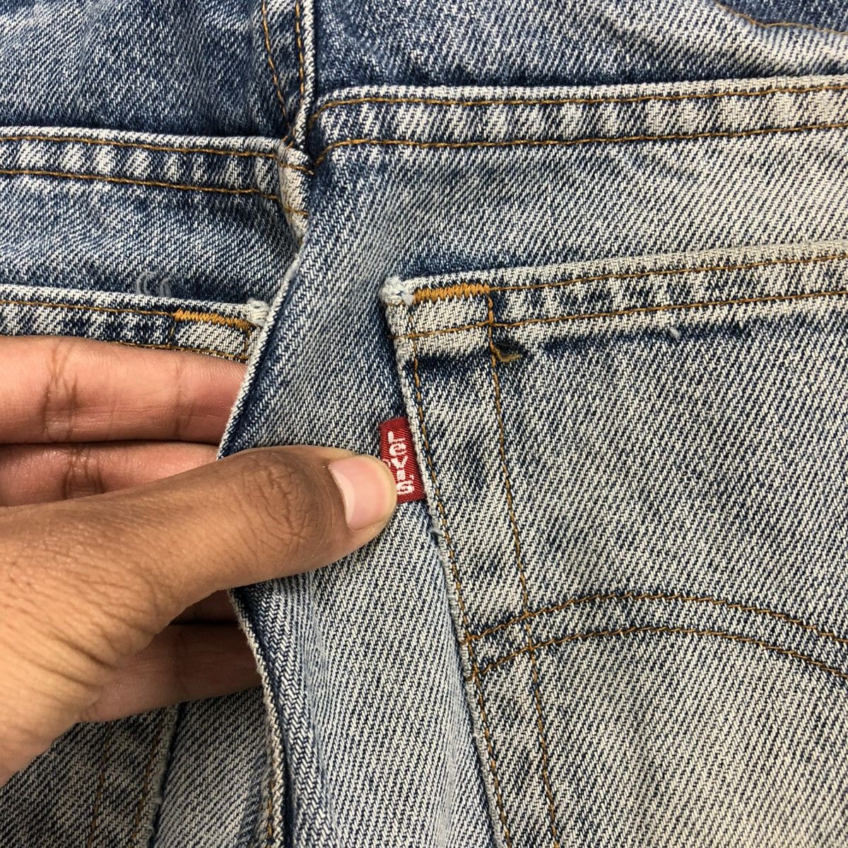 Levi's × Levi's Vintage Clothing 🇺🇸90’s Vintage Levis 510 Straight Nice Faded Jeans Size US 28 / EU 44 - 16 Thumbnail