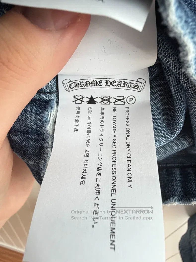 Chrome Hearts Chrome Hearts Size M Cowboy cross leather work dog frock sh Size US M / EU 48-50 / 2 - 7 Thumbnail