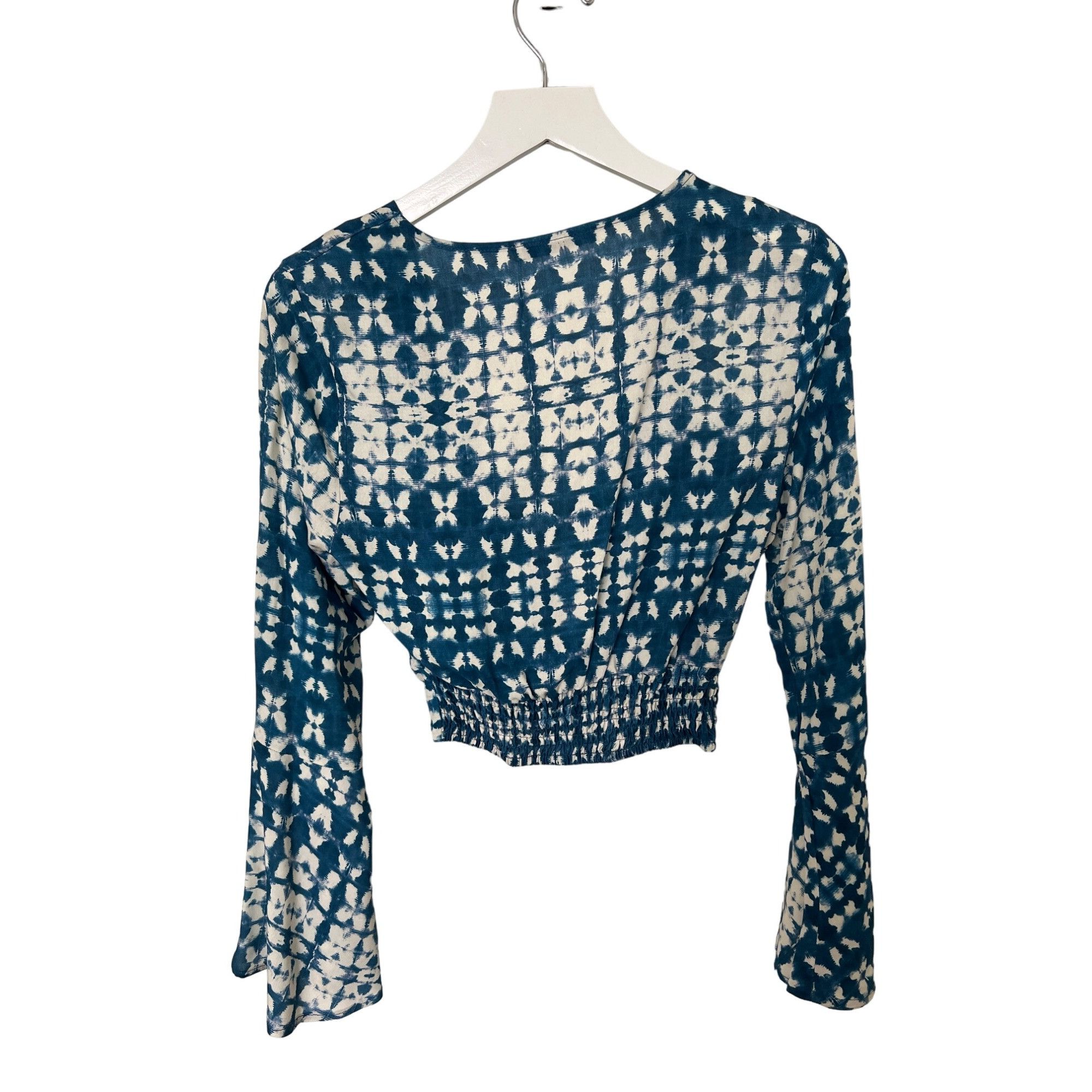 Zara Zara Printed Knot Cropped Top Size S / US 4 / IT 40 - 5 Thumbnail
