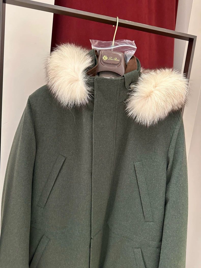 Loro Piana LORO PIANA Men's classic ICER jacket 100% cashmere with fo Size US M / EU 48-50 / 2 - 5 Thumbnail