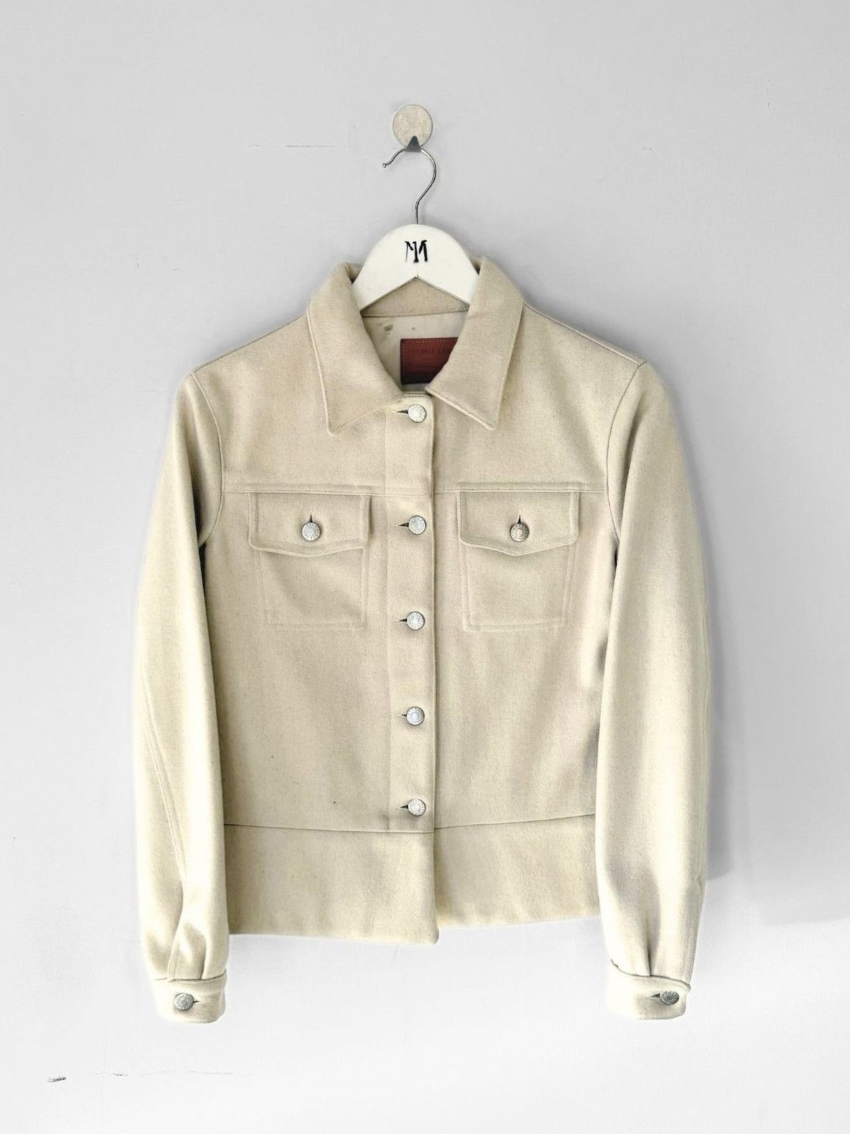 Helmut Lang HELMUT LANG F/W 1996 WOOL 2 POCKET JACKET Size XS / US 0-2 / IT 36-38 - 1 Thumbnail
