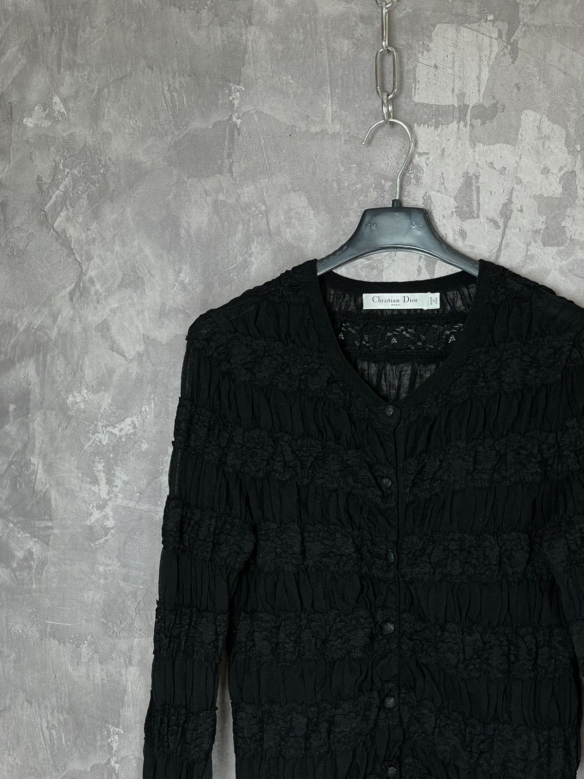 Christian Dior Monsieur Avant Garde Archival Christian Dior Luxury Mesh Long Sleeve Size M / US 6-8 / IT 42-44 - 3 Thumbnail