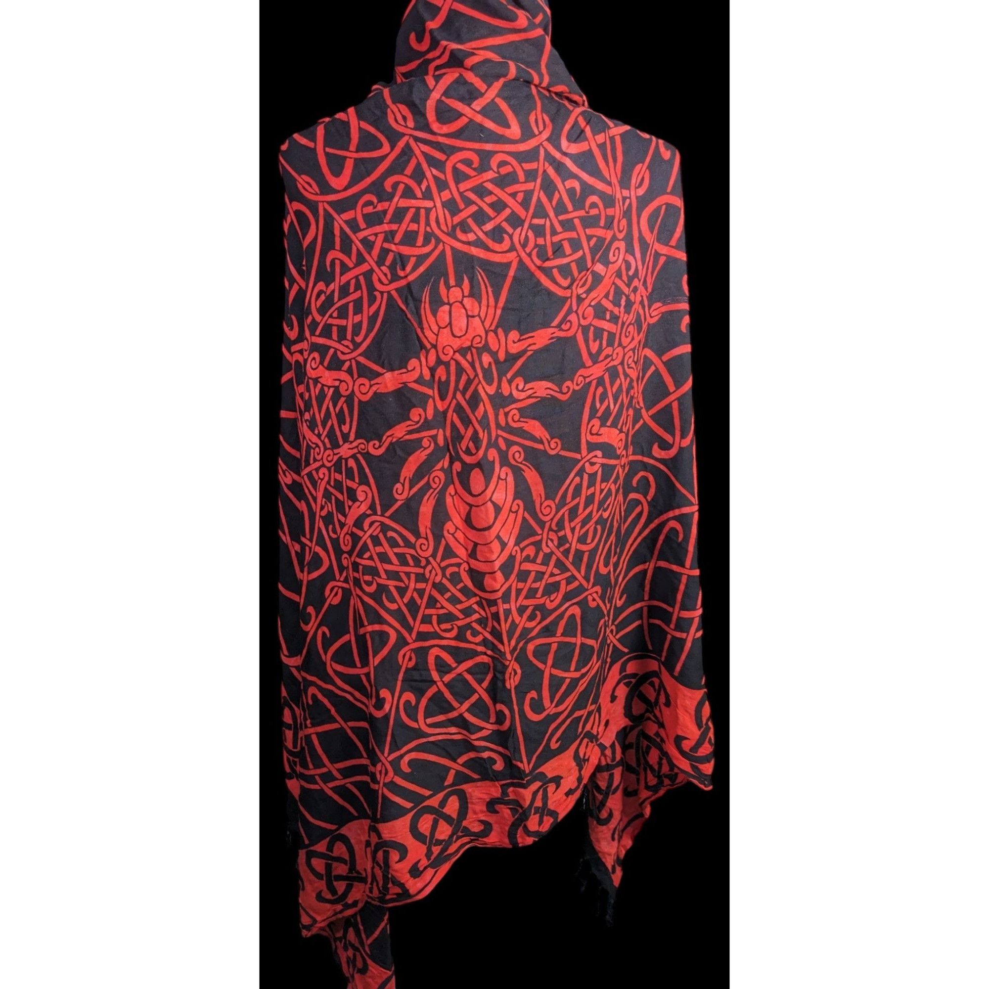Other Curious Designs Red & Black Gothic Celtic Spider Tapestry Wr Size ONE SIZE - 2 Thumbnail