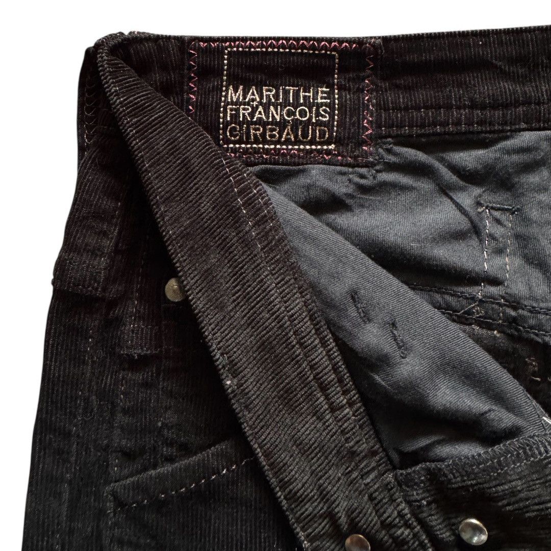 Marithe + Francois Girbaud Marithe Francois Girbaud Black Mad Flare Corduroy Pants Size US 31 - 6 Thumbnail