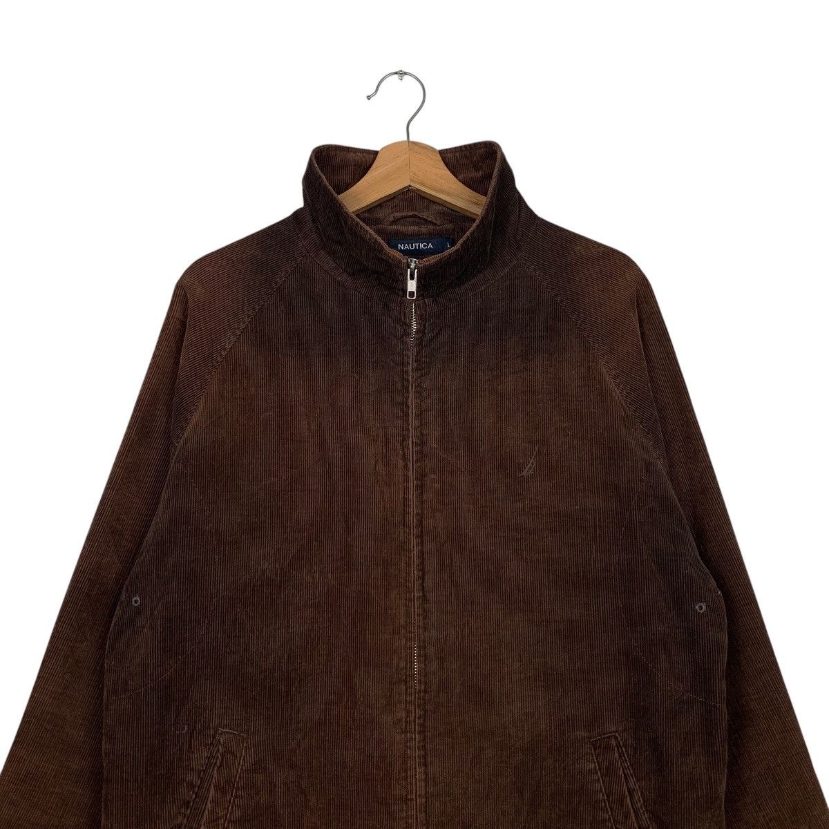 Nautica Vintage 90’s NAUTICA Corduroy Casual Jacket #2651-C119 Size US L / EU 52-54 / 3 - 2 Thumbnail
