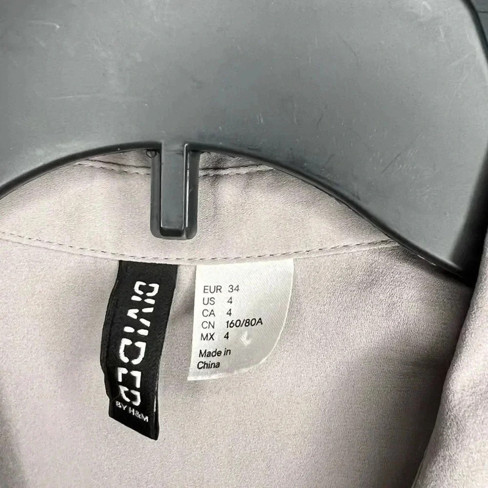 Divided Divided Gray Sleeveless Shirt Collared Workwear Size 4 Size S / US 4 / IT 40 - 5 Thumbnail