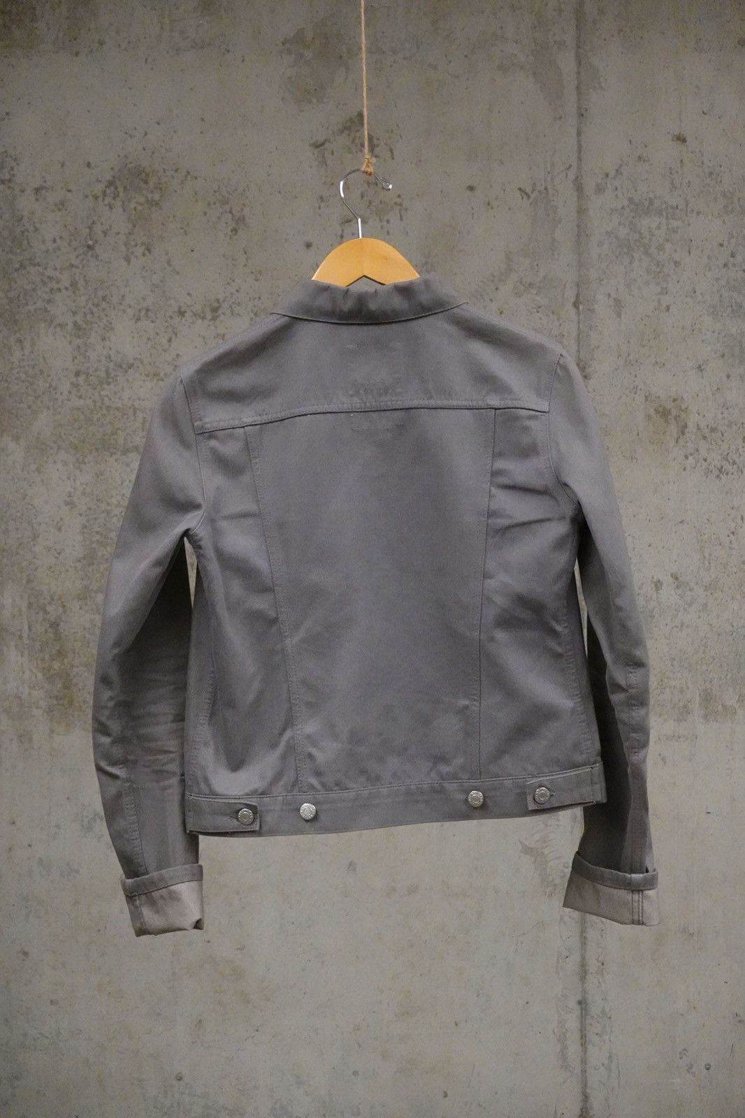 Helmut Lang Raw Silk Denim SS02 “Turn-Up” Jacket Size M / US 6-8 / IT 42-44 - 2 Thumbnail