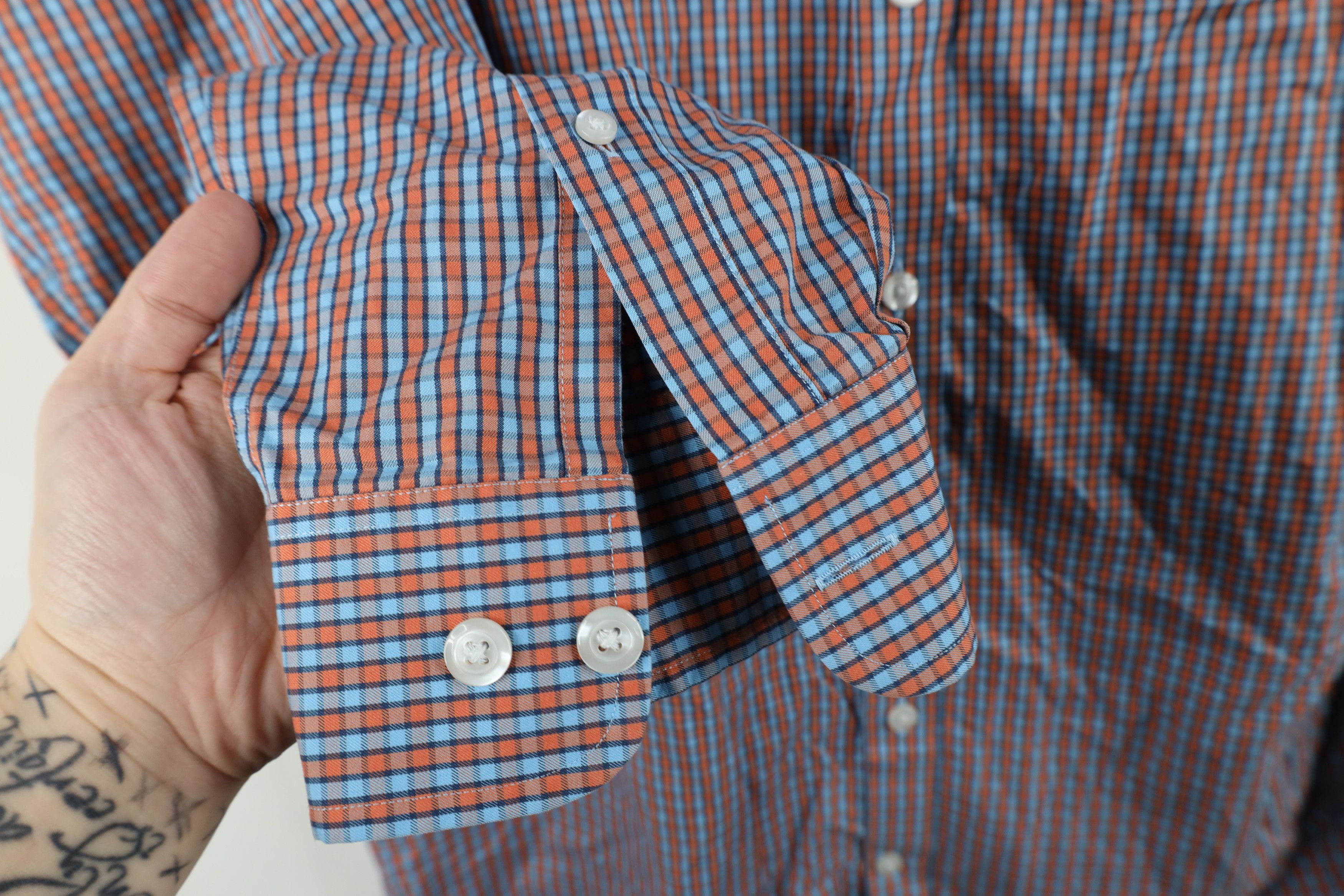 Duluth Trading Company × Vintage Duluth Trading Co Slim Fit Collared Button Down Shirt Size US XL / EU 56 / 4 - 4 Thumbnail