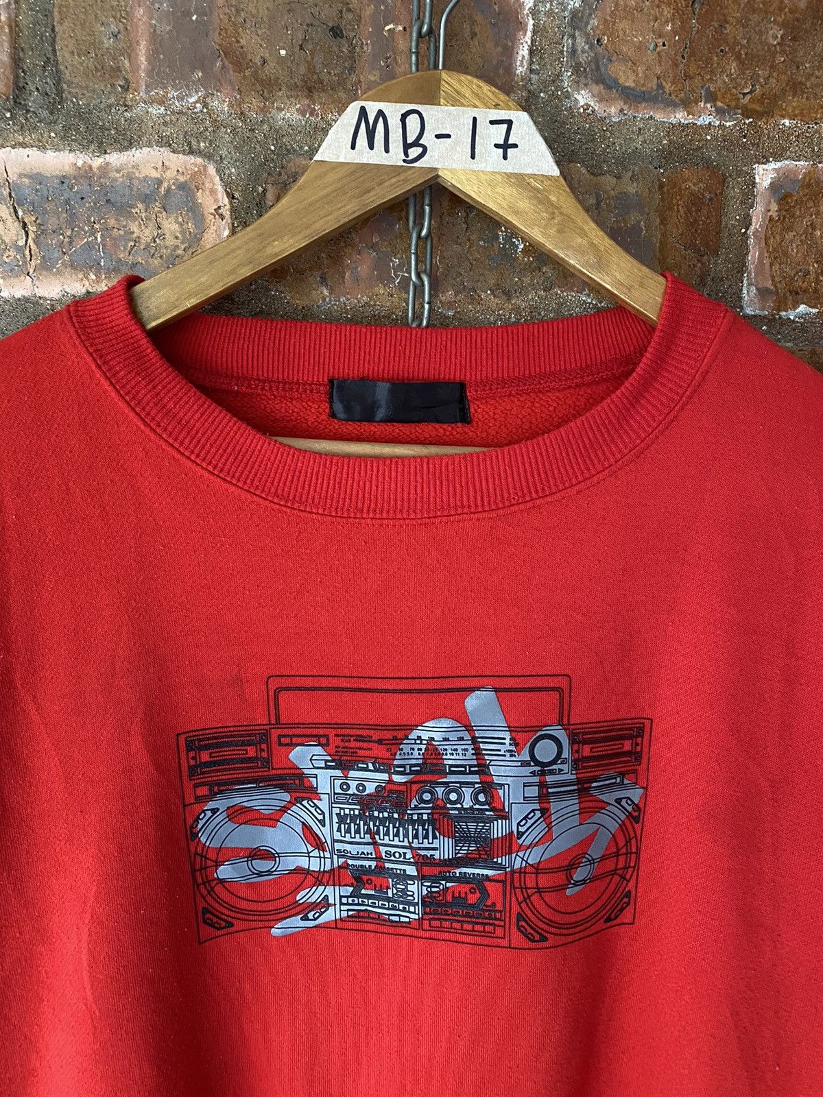 JNCO AW2002 Soljah Hiphop radio sweatshirt Size US L / EU 52-54 / 3 - 3 Thumbnail