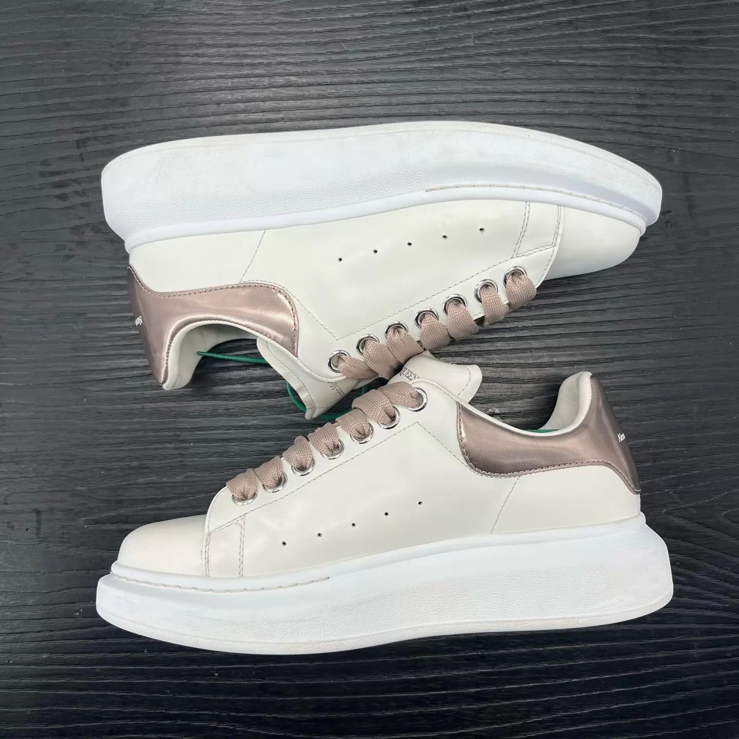 Alexander McQueen McQueen 38 Color Blocked Pink White Silver Shoes Size US 7.5 / IT 37.5 - 7 Thumbnail