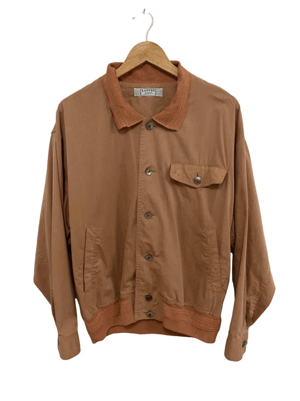 Lanvin Vintage Lanvin Studio Sun Faded Light Bomber Jacket Size US M / EU 48-50 / 2 - 1 Thumbnail