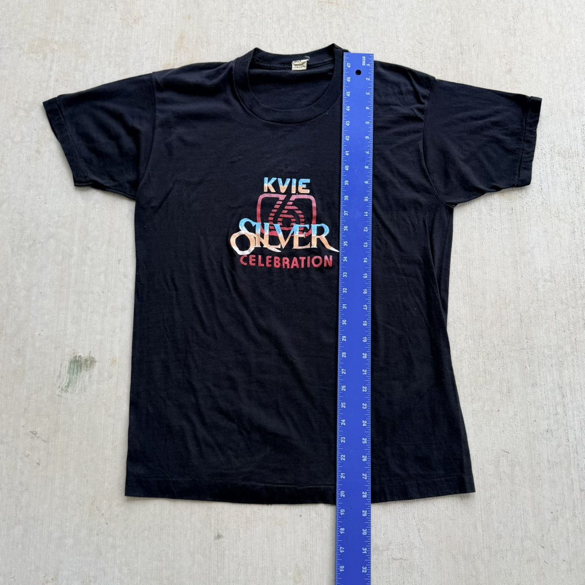 Vintage Vintage KVIE Chanel 6 T Shirt 80s Single Stitch News Media Size US M / EU 48-50 / 2 - 6 Thumbnail