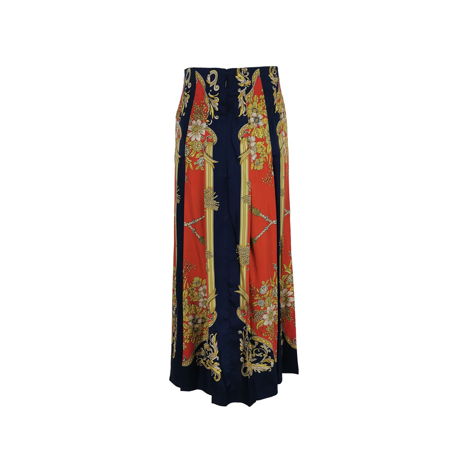Gucci Gucci Floral Print Silk Midi Skirt Size 36 Size 25" / US 0 / IT 36 - 1 Thumbnail