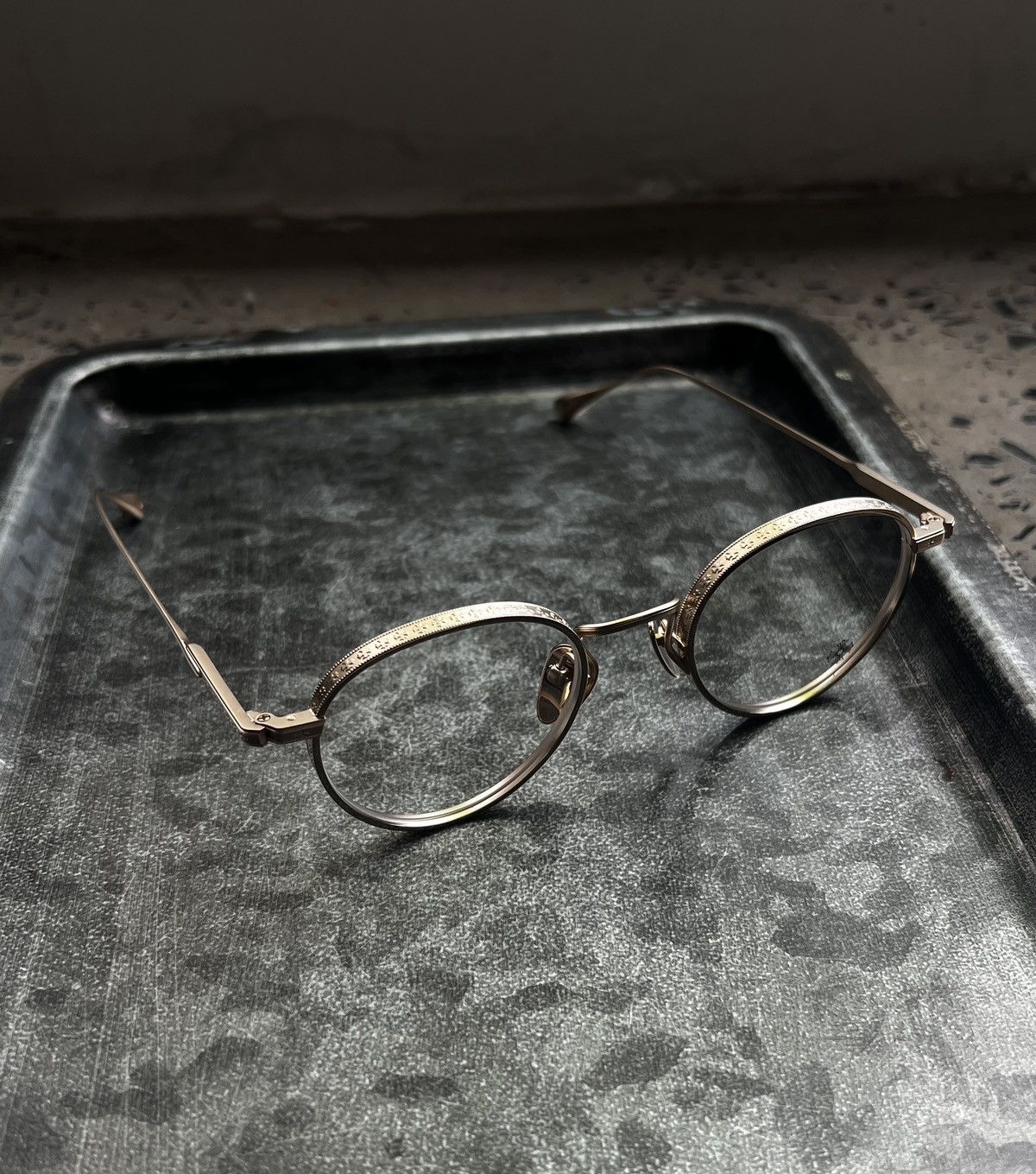 Chrome Hearts Chrome Hearts THICK GOLD PLATED GLASSES Size ONE SIZE - 7 Thumbnail