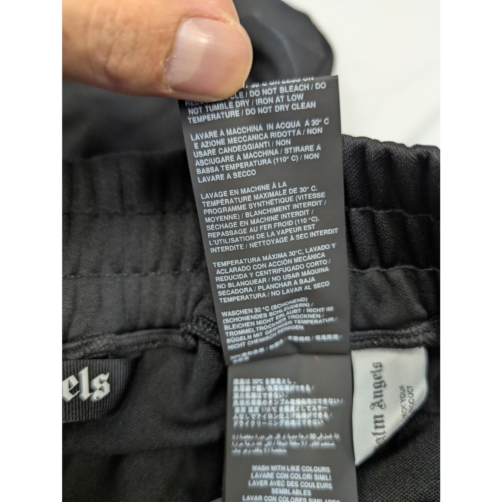Palm Angels o1rshd1 Track Suit Sweatpants Trousers in Black/Green Size US 36 / EU 52 - 16 Thumbnail