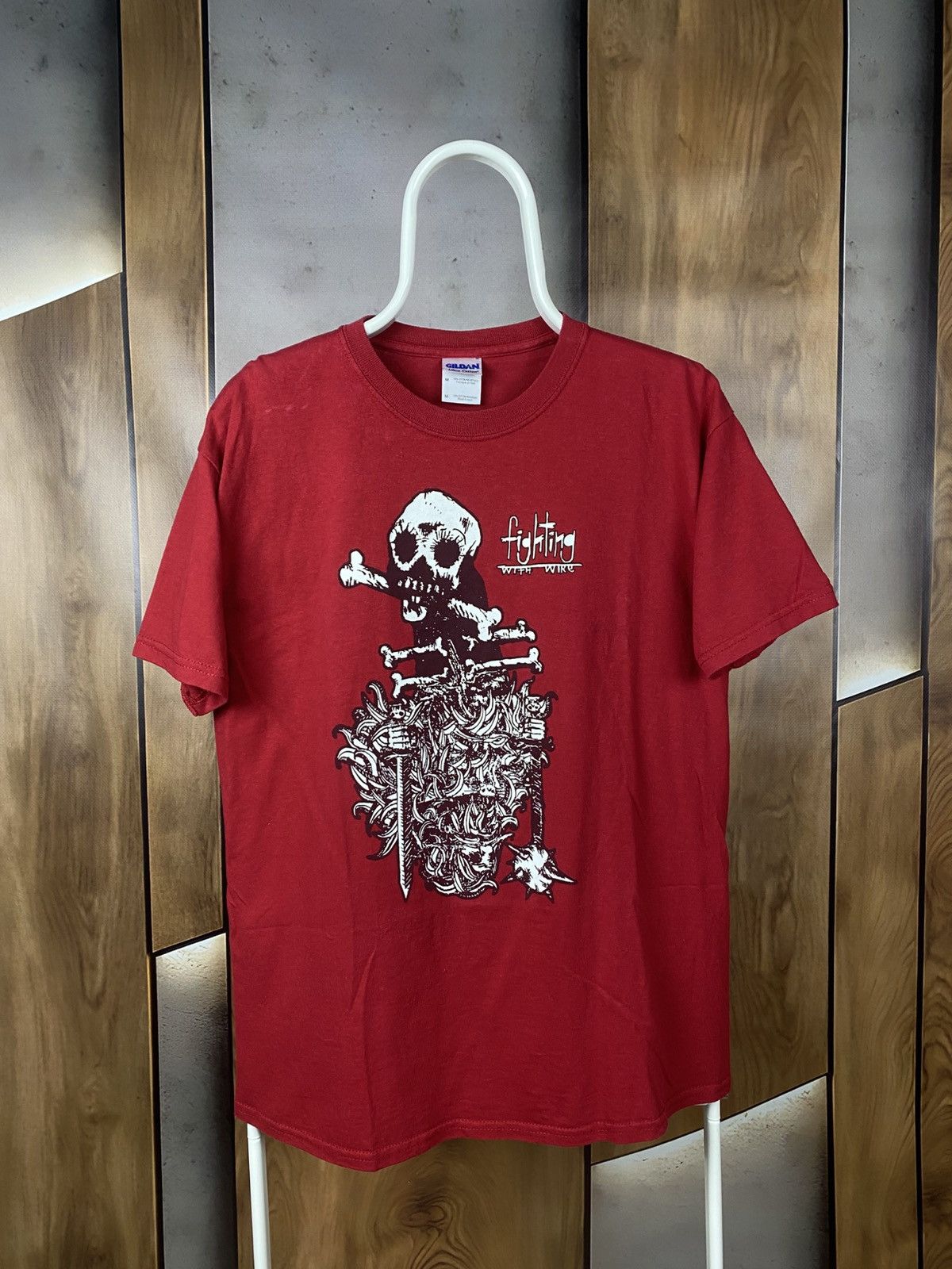 Band Tees 💀Vintage T-Shirt TOP DOG Fighting With Wire VTG Tee💀 Size US M / EU 48-50 / 2 - 1 Thumbnail