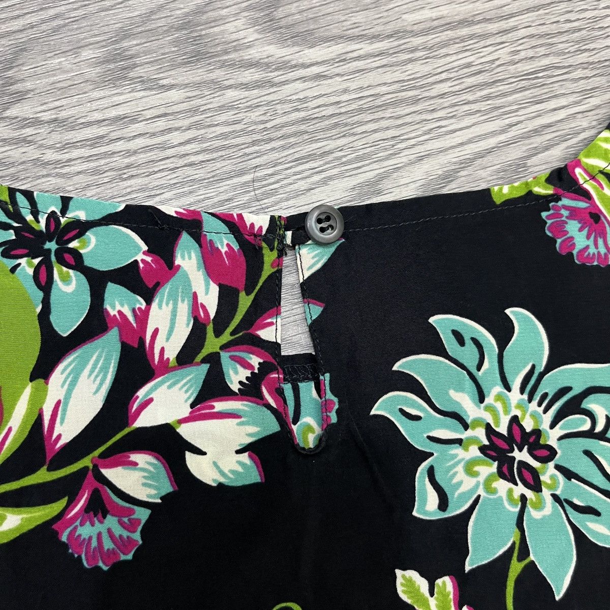 Prada Prada 2010s Floral Print Silk Top Blouse Designer Size XS / US 0-2 / IT 36-38 - 6 Thumbnail