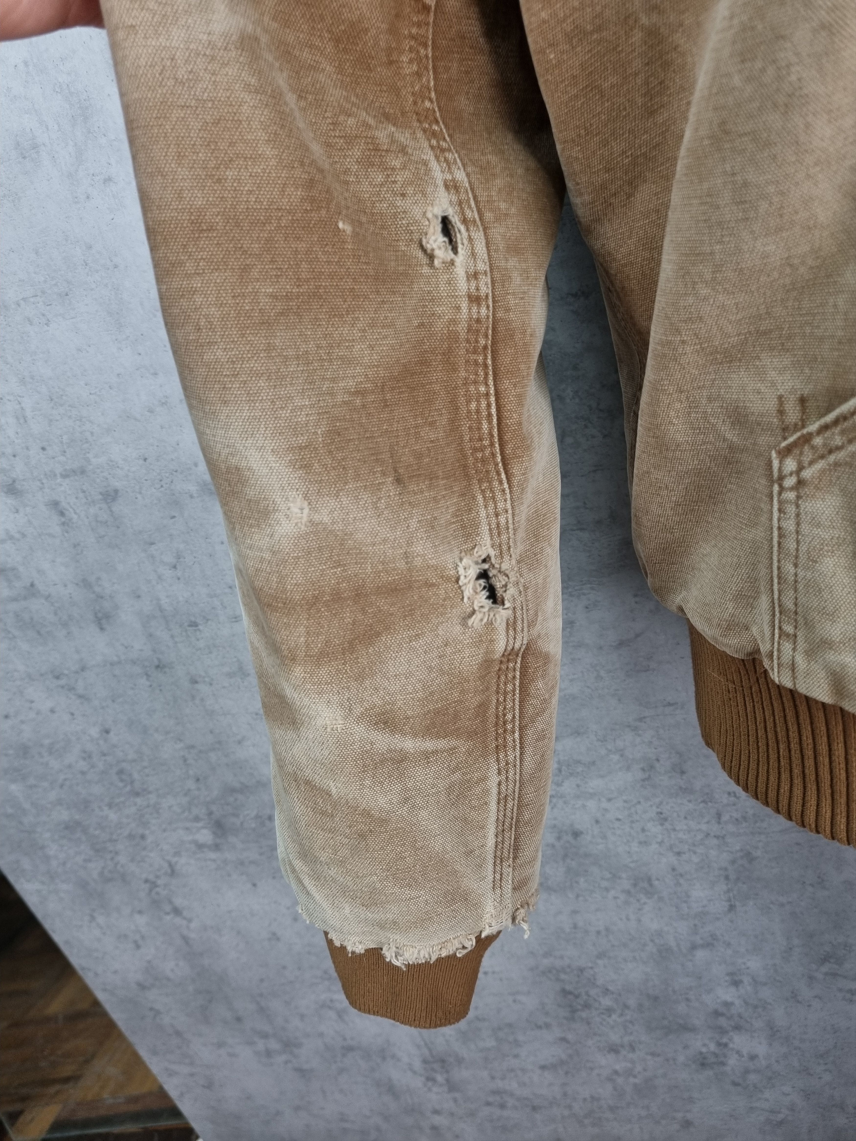 Carhartt Very Destroyed Ripped Dirty Distressed Carhartt Faded Jacket Size US L / EU 52-54 / 3 - 11 Thumbnail