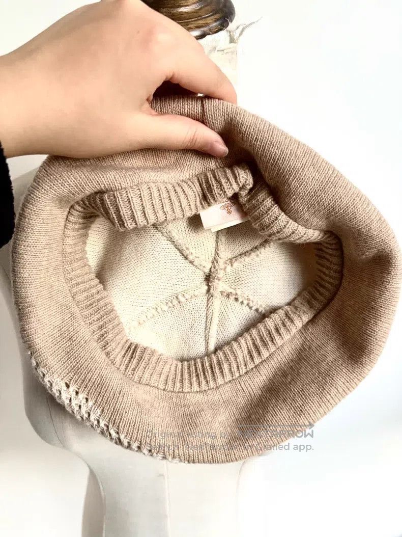 Vivienne Westwood Vivienne Westwood Vintage Beige Saturn Beret Size ONE SIZE - 9 Thumbnail
