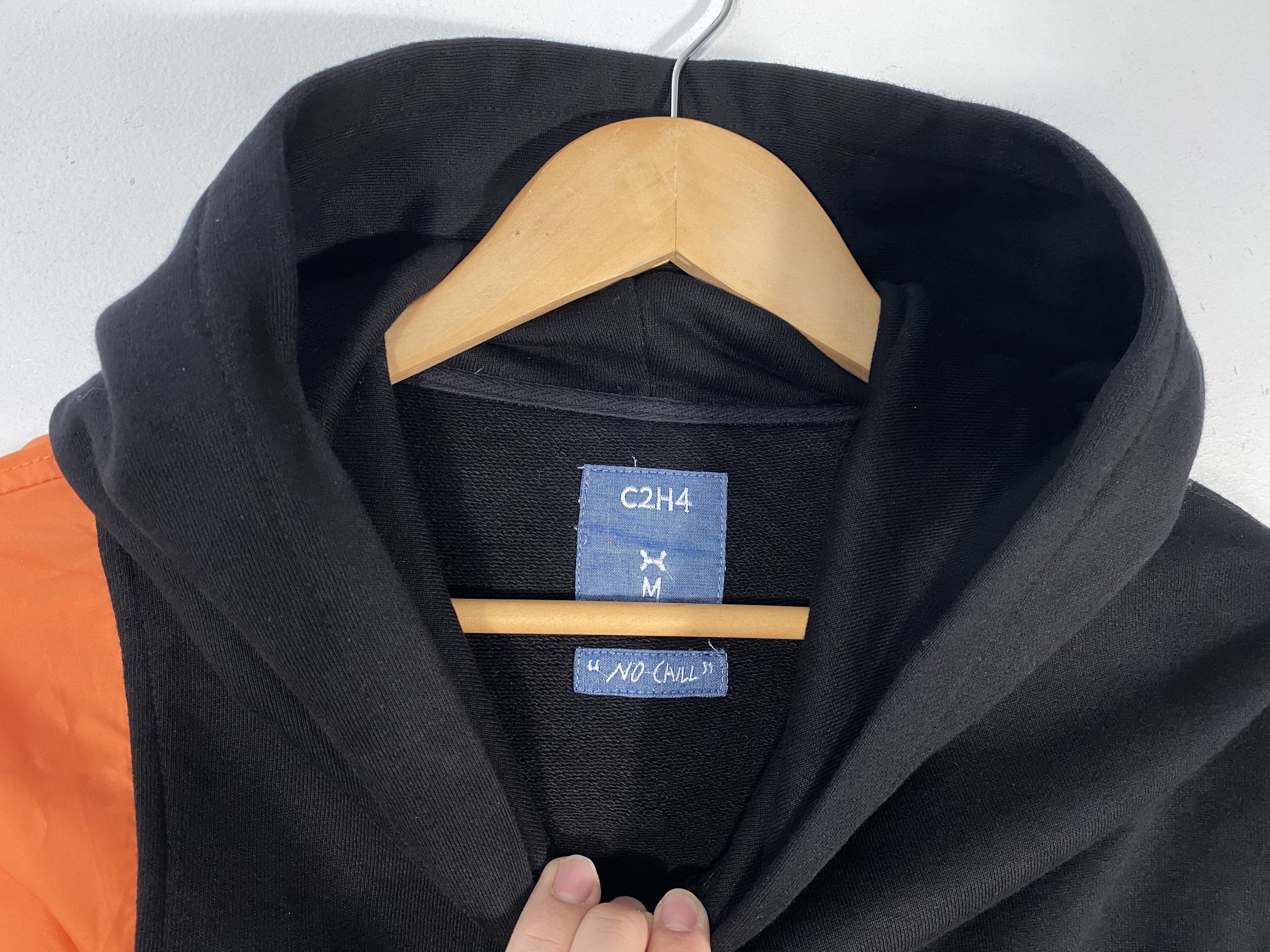 C2H4 C2H4 Oversized Reconstructed Pullover Hoodie Black Size US M / EU 48-50 / 2 - 4 Thumbnail