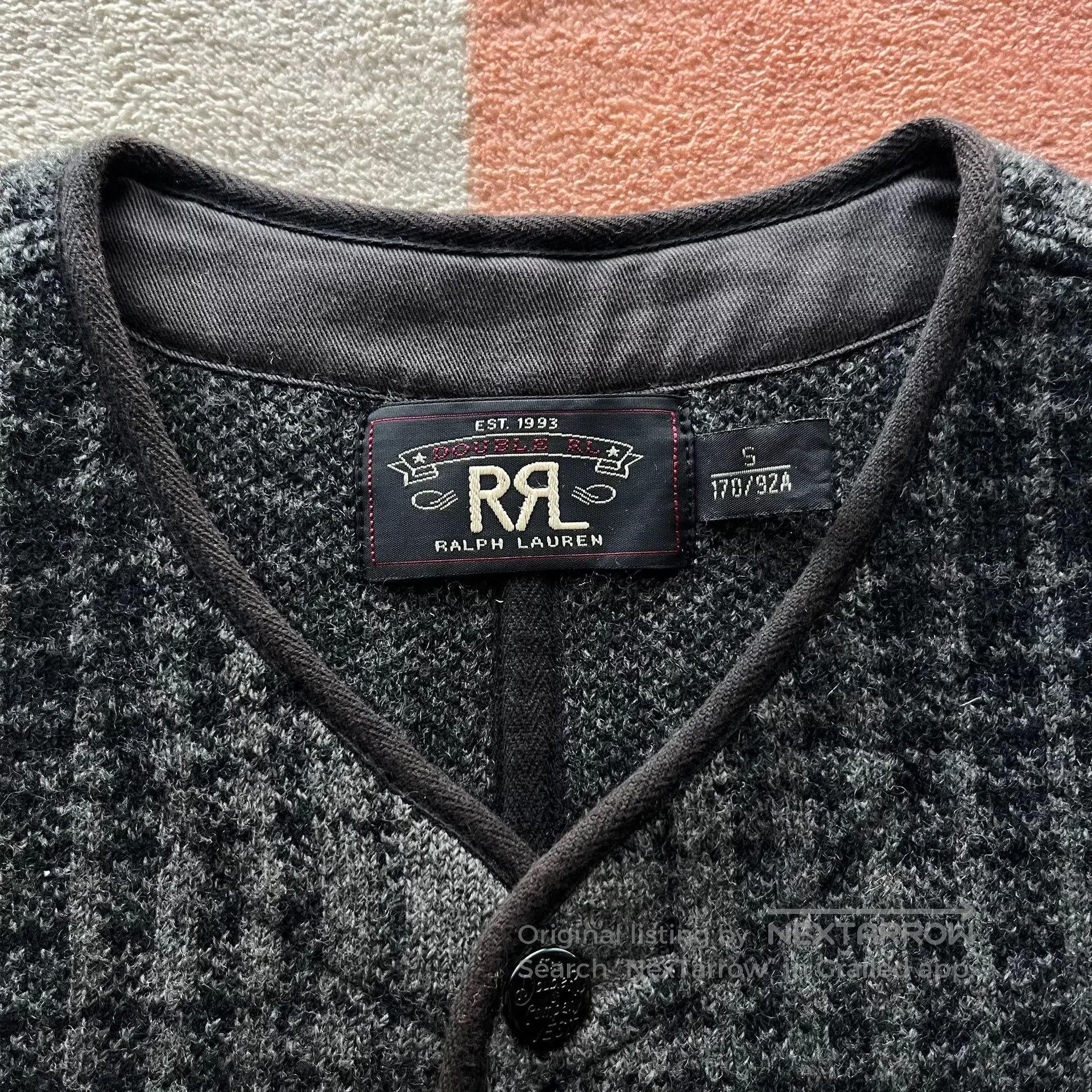 RRL Ralph Lauren RRL Ralph Lauren Double RL Wool Knit Vest. Size US XS / EU 42 / 0 - 4 Thumbnail
