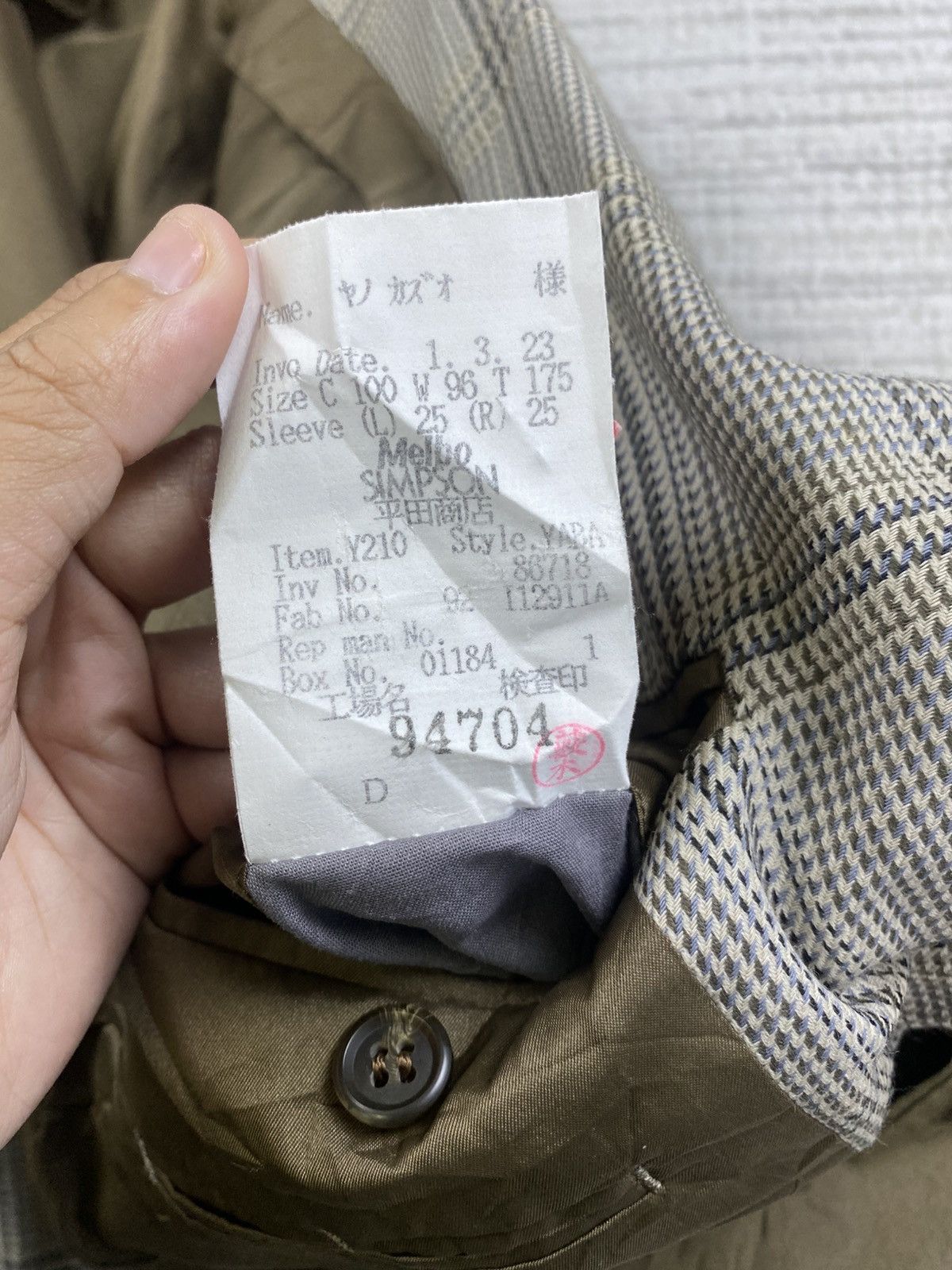 Givenchy × Vintage Vintage GIVENCH Grey Plaid Luxury Suit Blazer Size US M / EU 48-50 / 2 - 11 Thumbnail