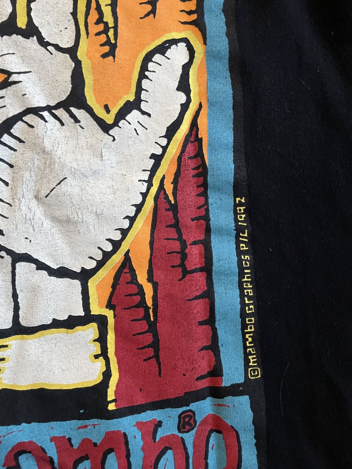 Mambo × Vintage Vintage 90s Mambo Graphics T-Shirt Size US M / EU 48-50 / 2 - 7 Thumbnail