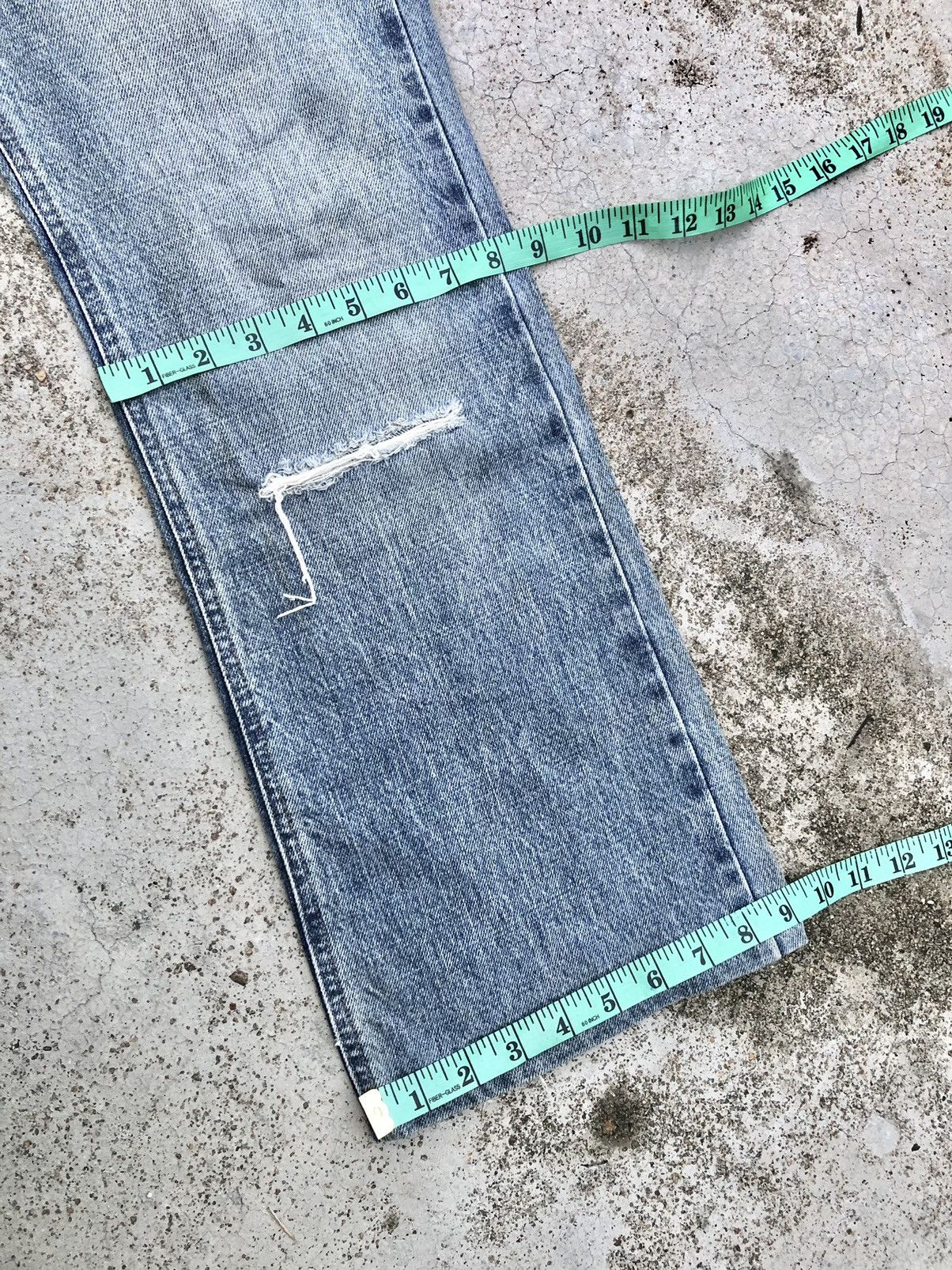 Hypebeast FLARED⚡️⚡️TEQUILA DISTRESSED JEANS Size US 30 / EU 46 - 9 Thumbnail