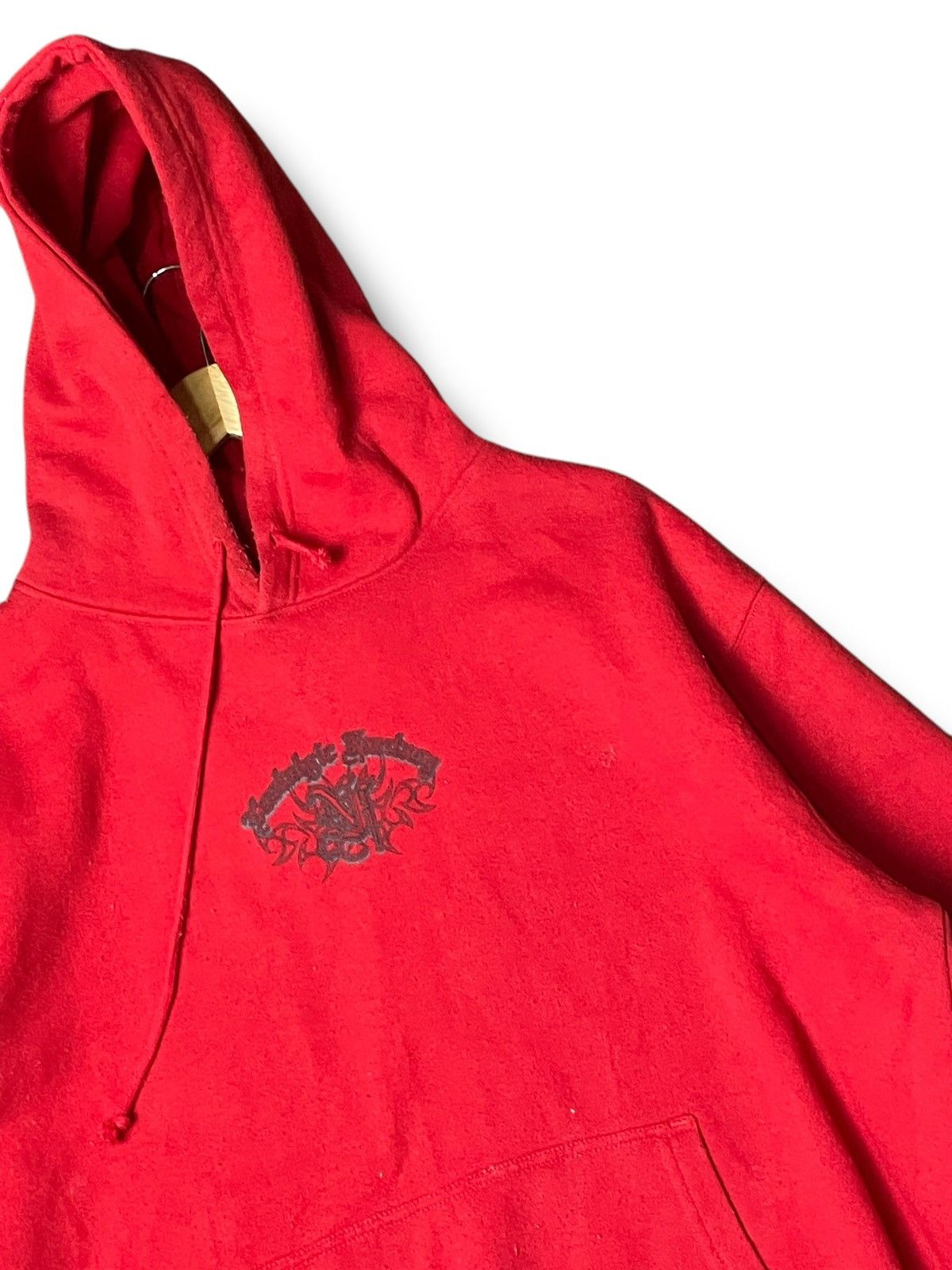 Japanese Brand × Vintage NOSTALGIC Gothic Cross Print Pullover Hoodie (80) Size US L / EU 52-54 / 3 - 3 Thumbnail