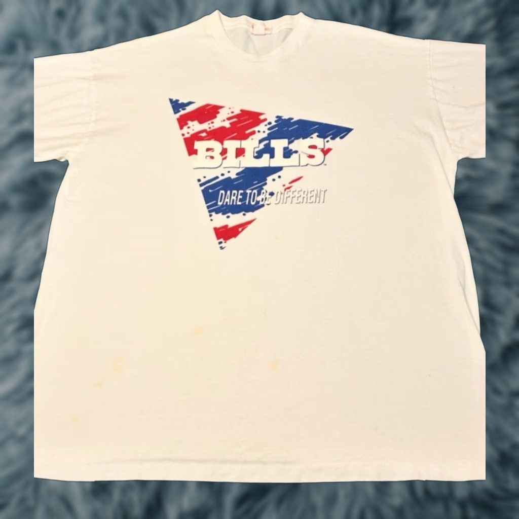 NFL VINTAGE Buffalo Bills NFL Dare To Be Different Zubaz VTG Shirt Mens XL 90s T-Shirt White 1990s Sports Vintage Hip Hop Mens XL Size US XL / EU 56 / 4 - 1 Thumbnail