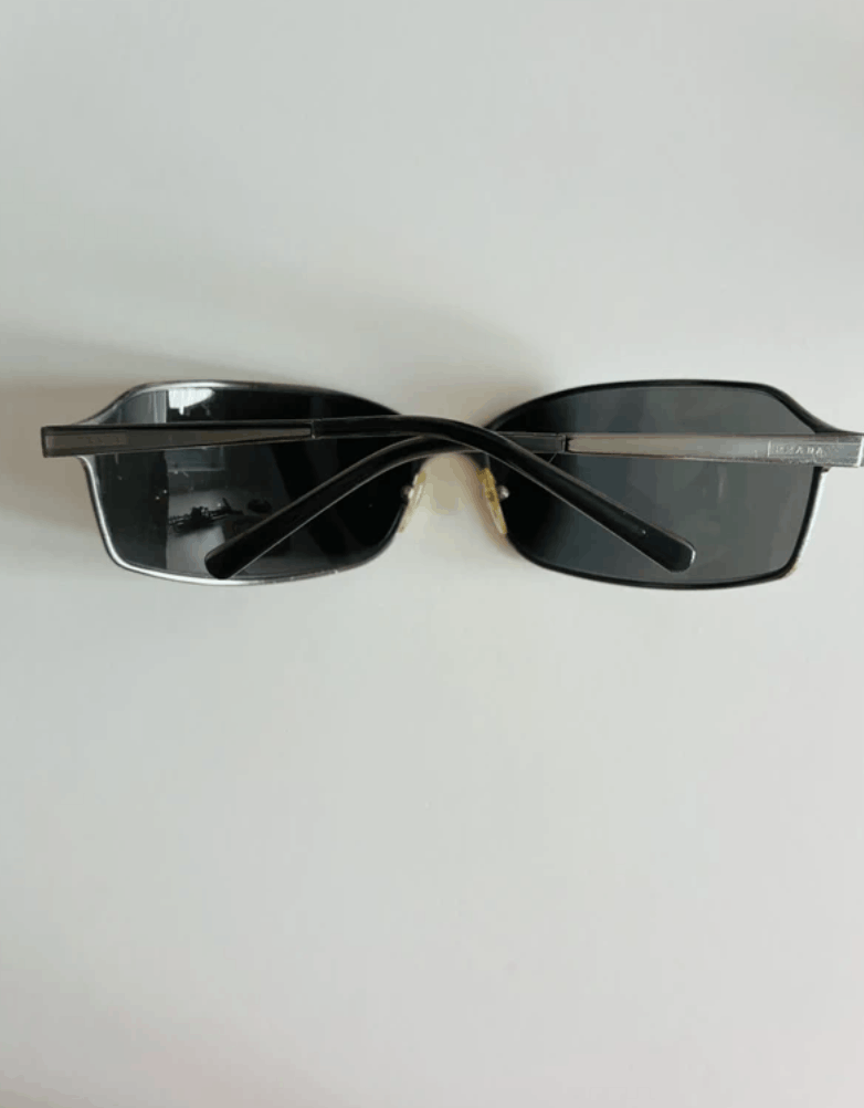 Prada Prada Sunglasses Star Flame Metal SPR 58G Silver Size ONE SIZE - 5 Thumbnail