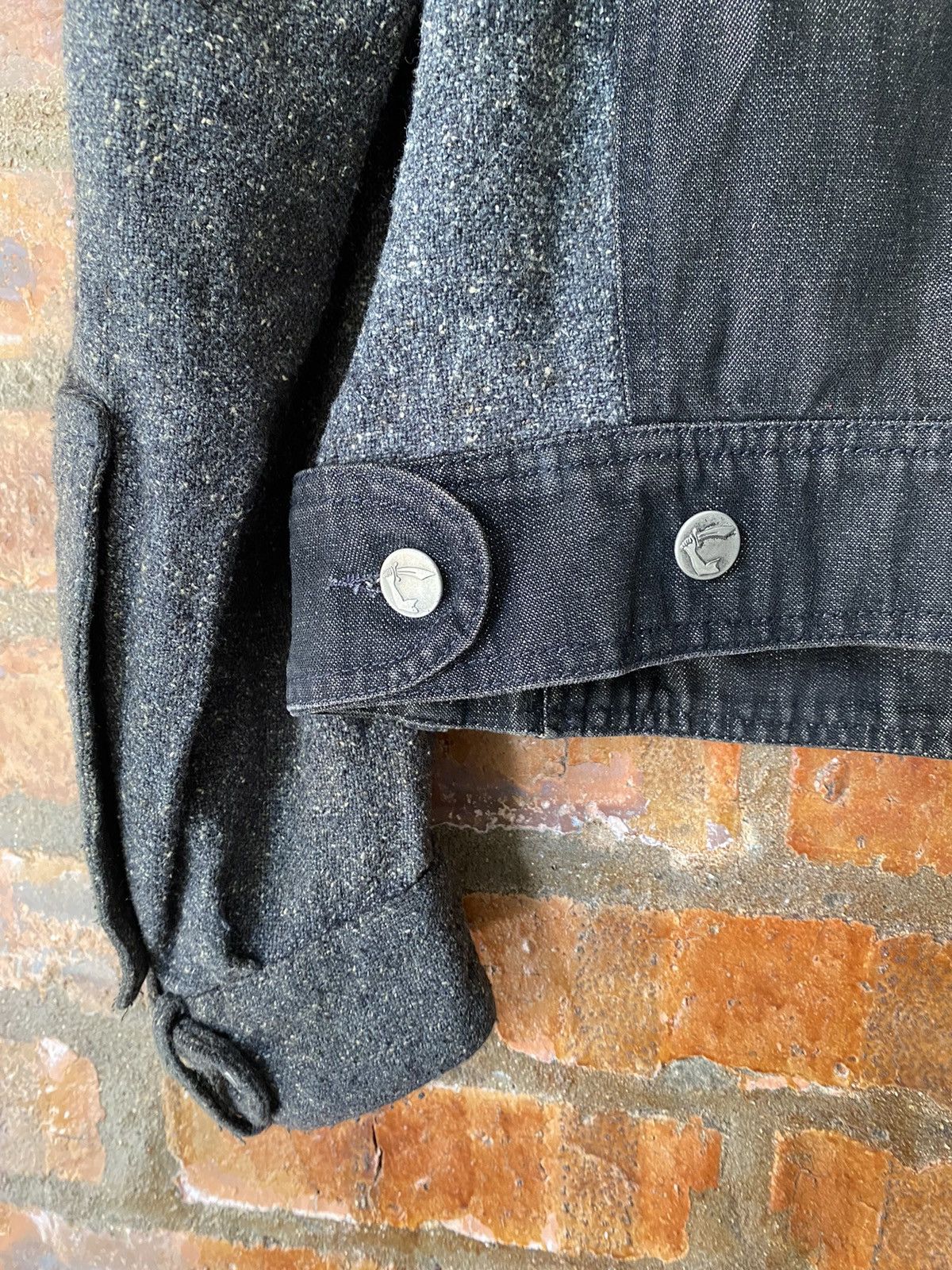 Vivienne Westwood 🔥🔥1990s Hybrid denim wool Jacket Size US L / EU 52-54 / 3 - 15 Thumbnail